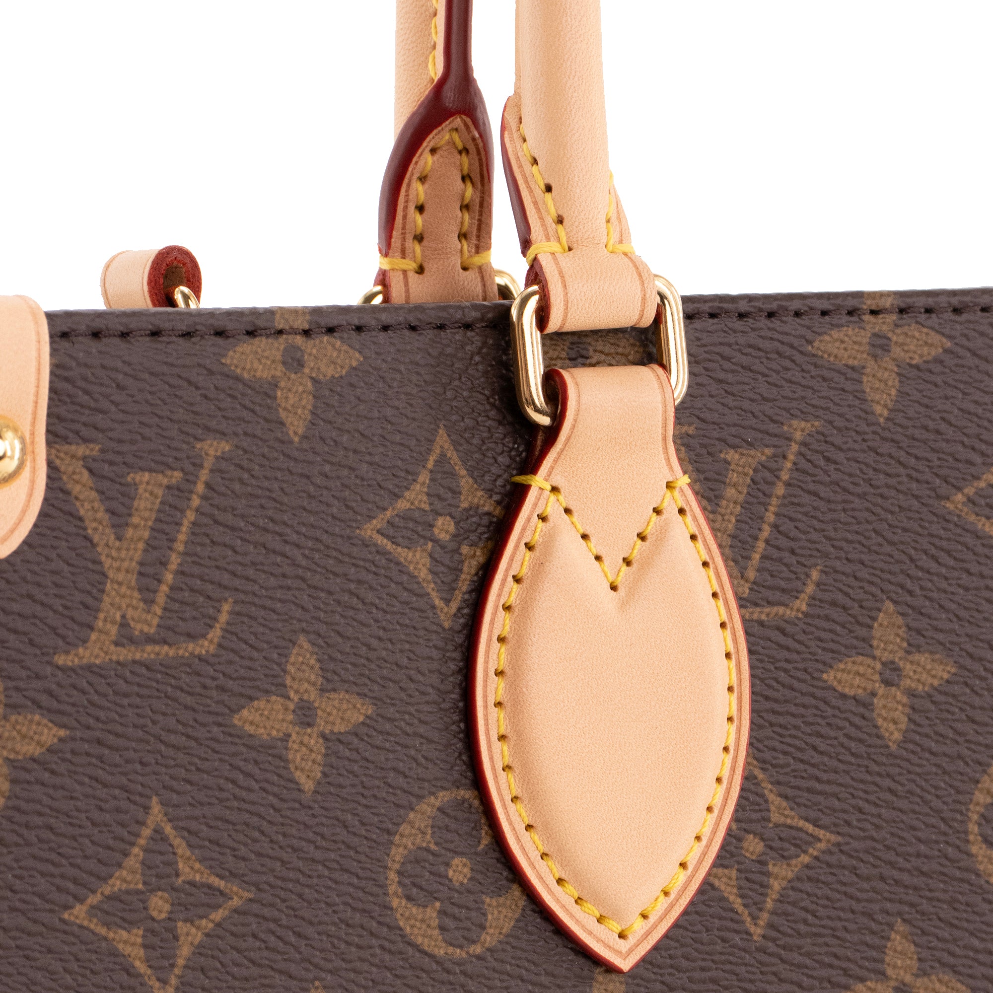 LOUIS VUITTON - Sac à main Plat MM Louis Vuitton  toile enduite monogrammée
