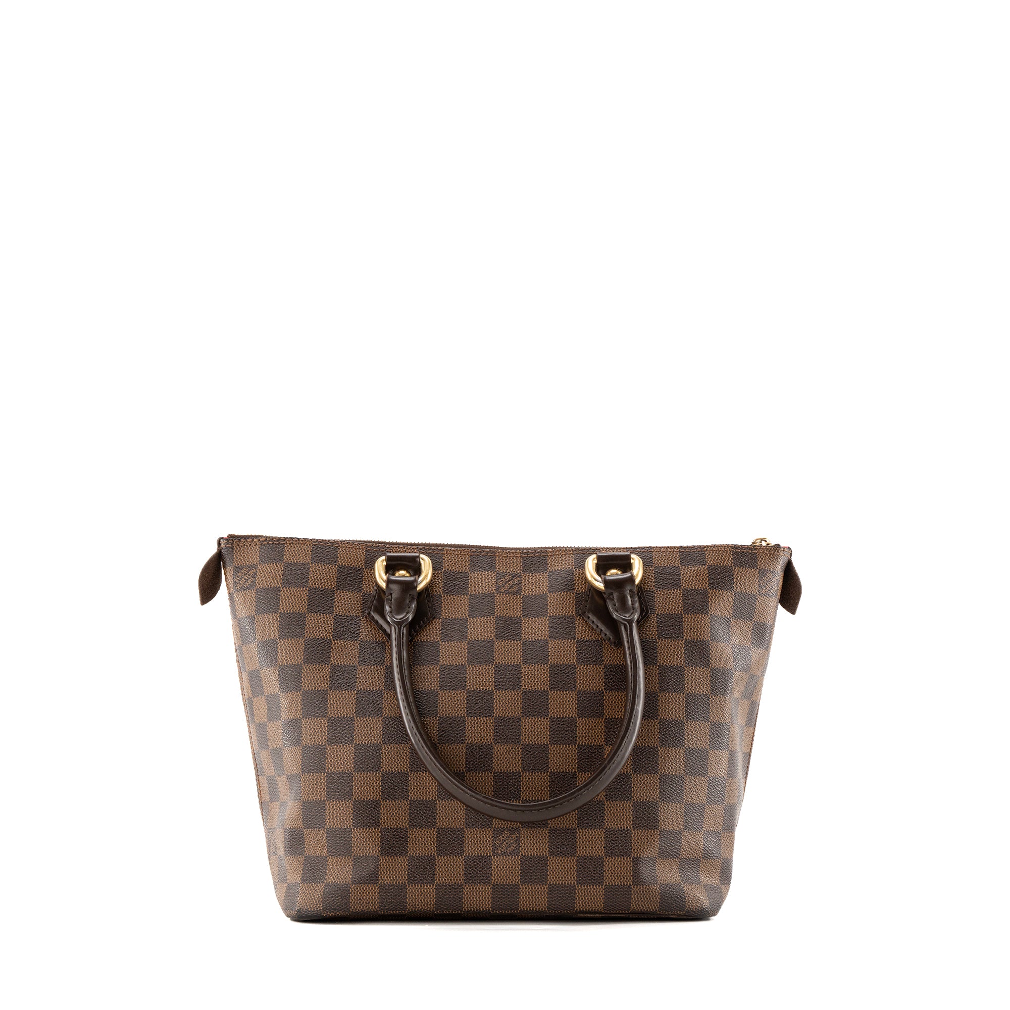 LOUIS VUITTON - Sac à main Saleya Louis Vuitton en toile enduite damier ébène