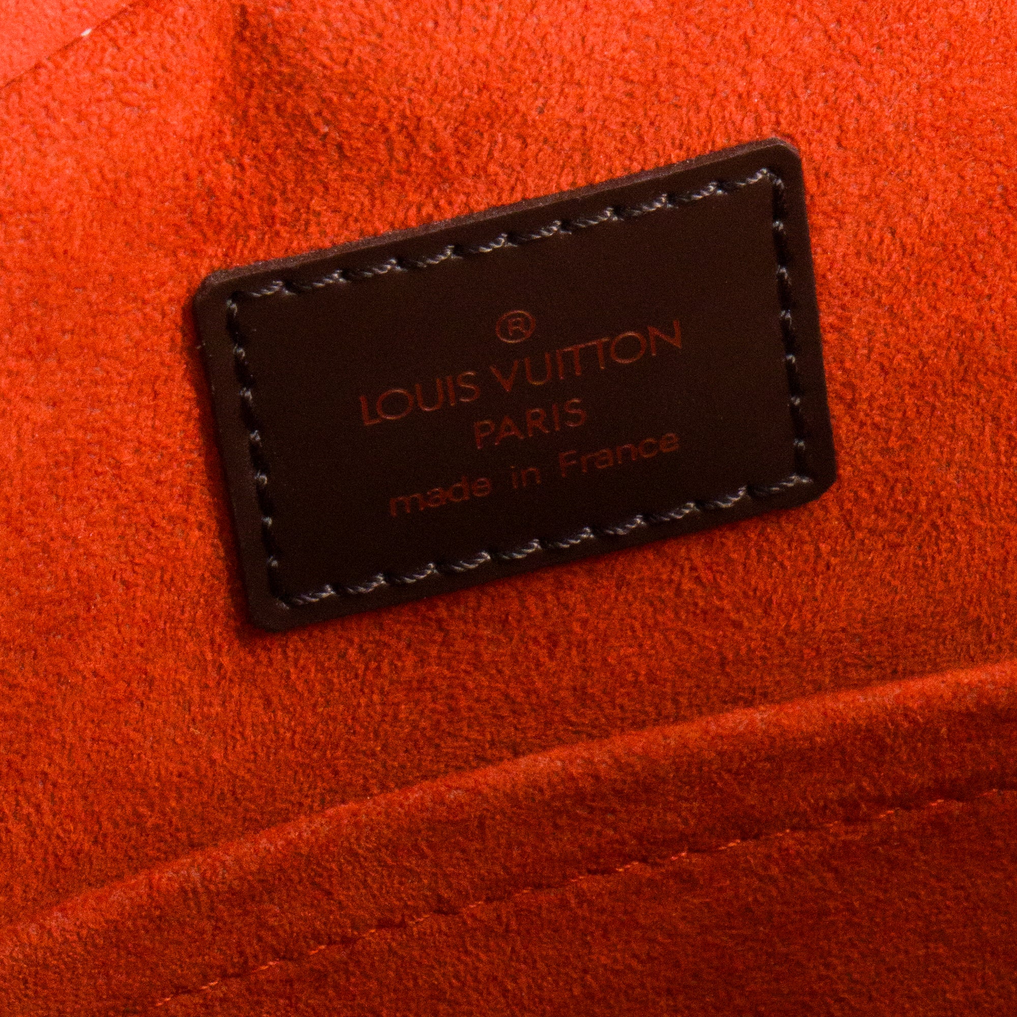 LOUIS VUITTON - Sac à main Sarria Louis Vuitton en toile damier ébène