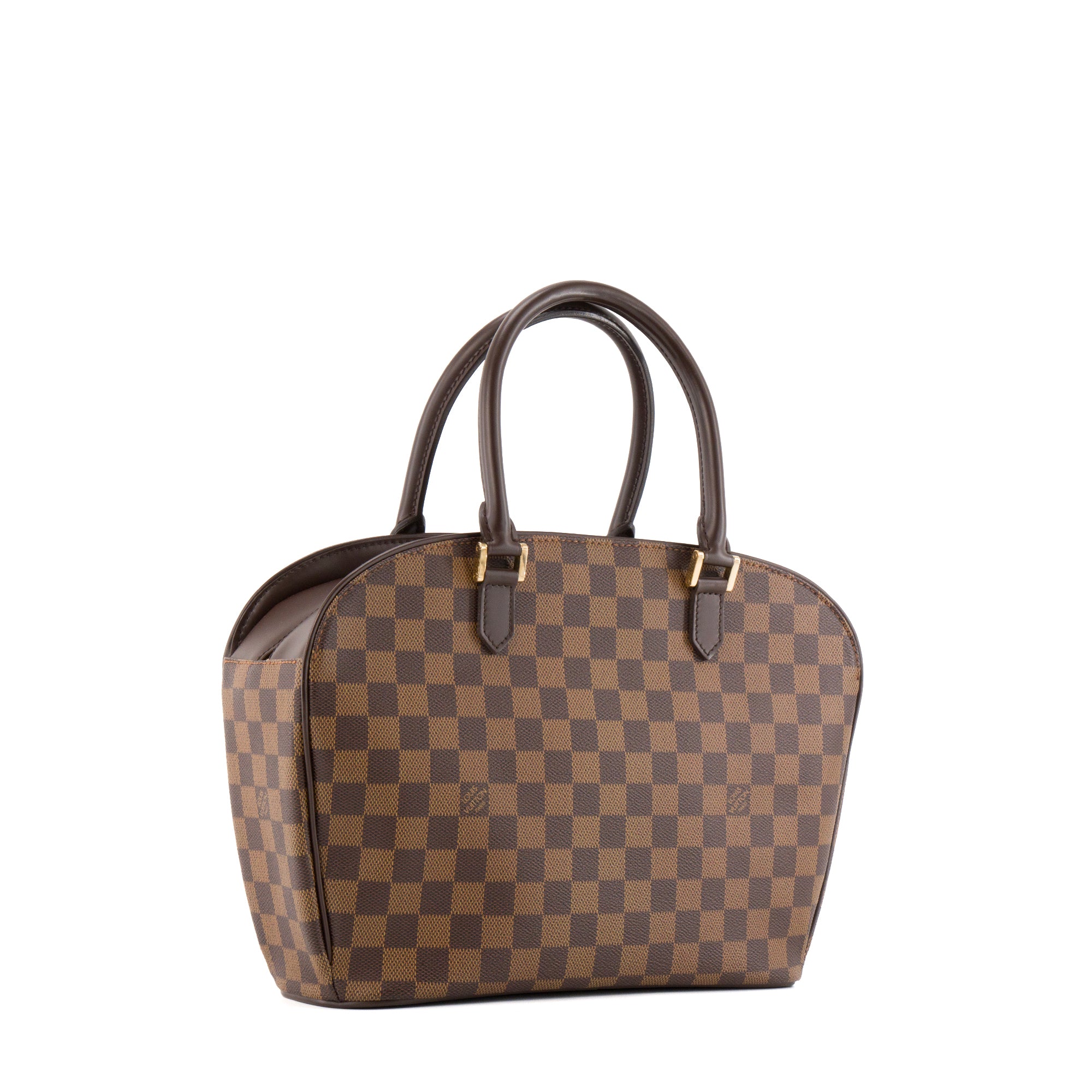 LOUIS VUITTON - Sac à main Sarria Louis Vuitton en toile damier ébène