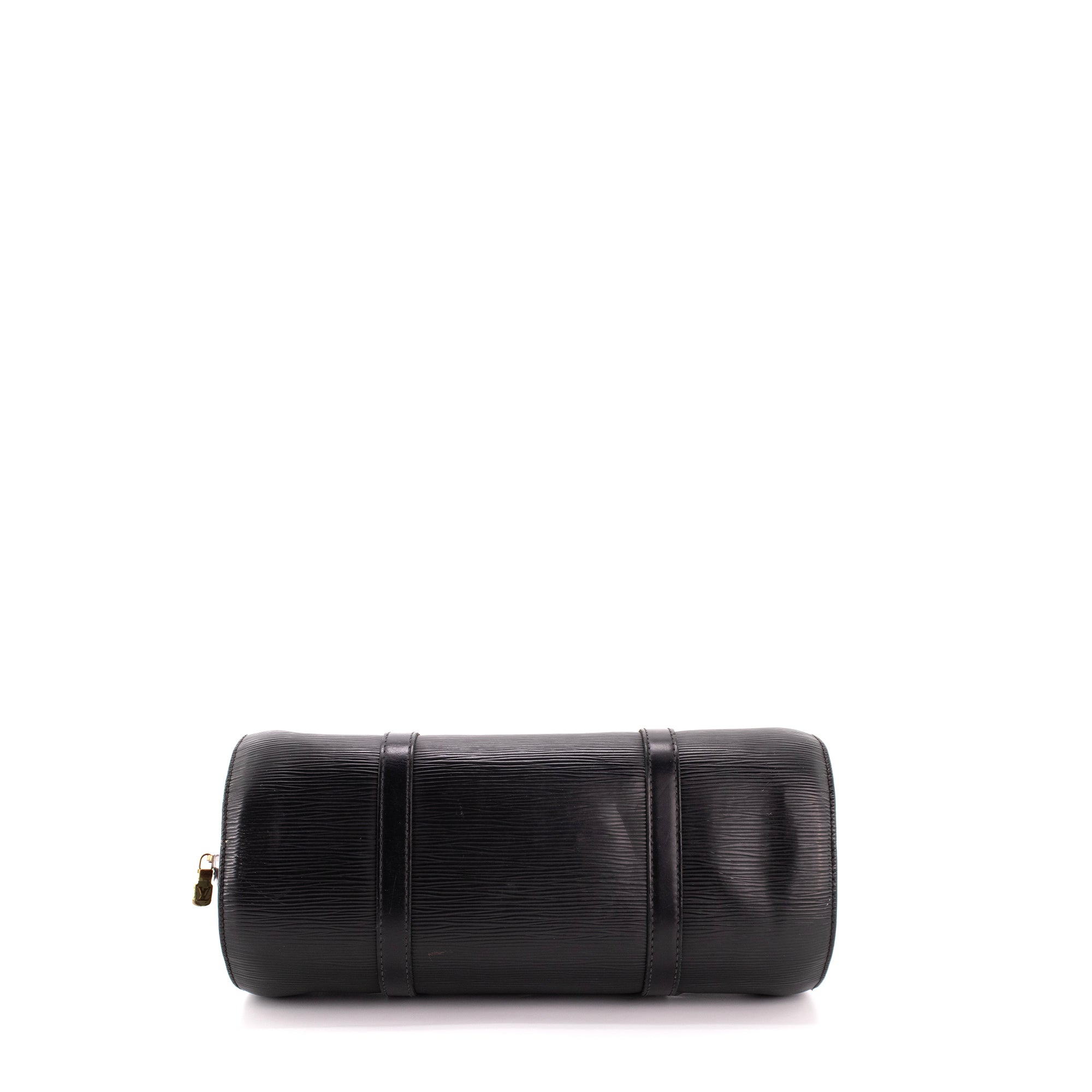 LOUIS VUITTON - Sac à main Soufflot Louis Vuitton en cuir épi noir