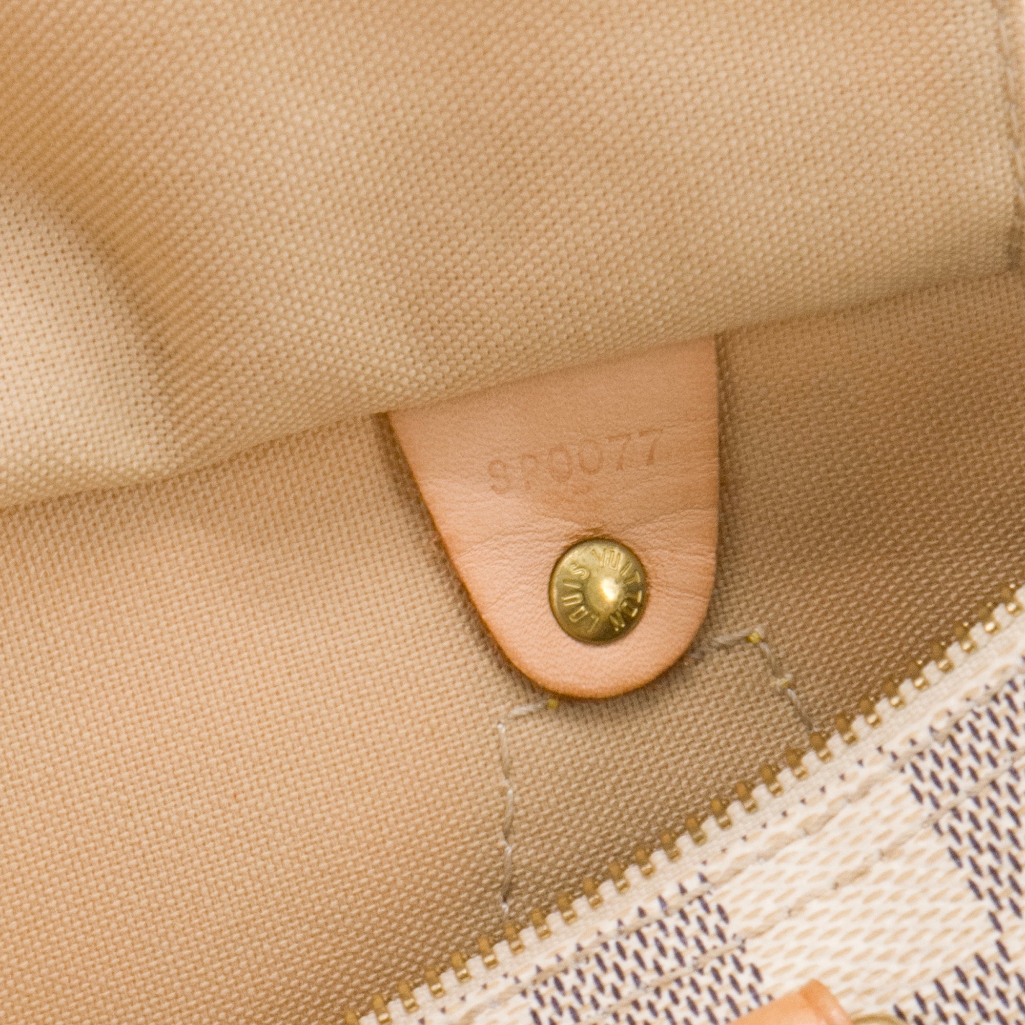 LOUIS VUITTON - Sac à main Speedy 25 Louis Vuitton en toile enduite damier azur