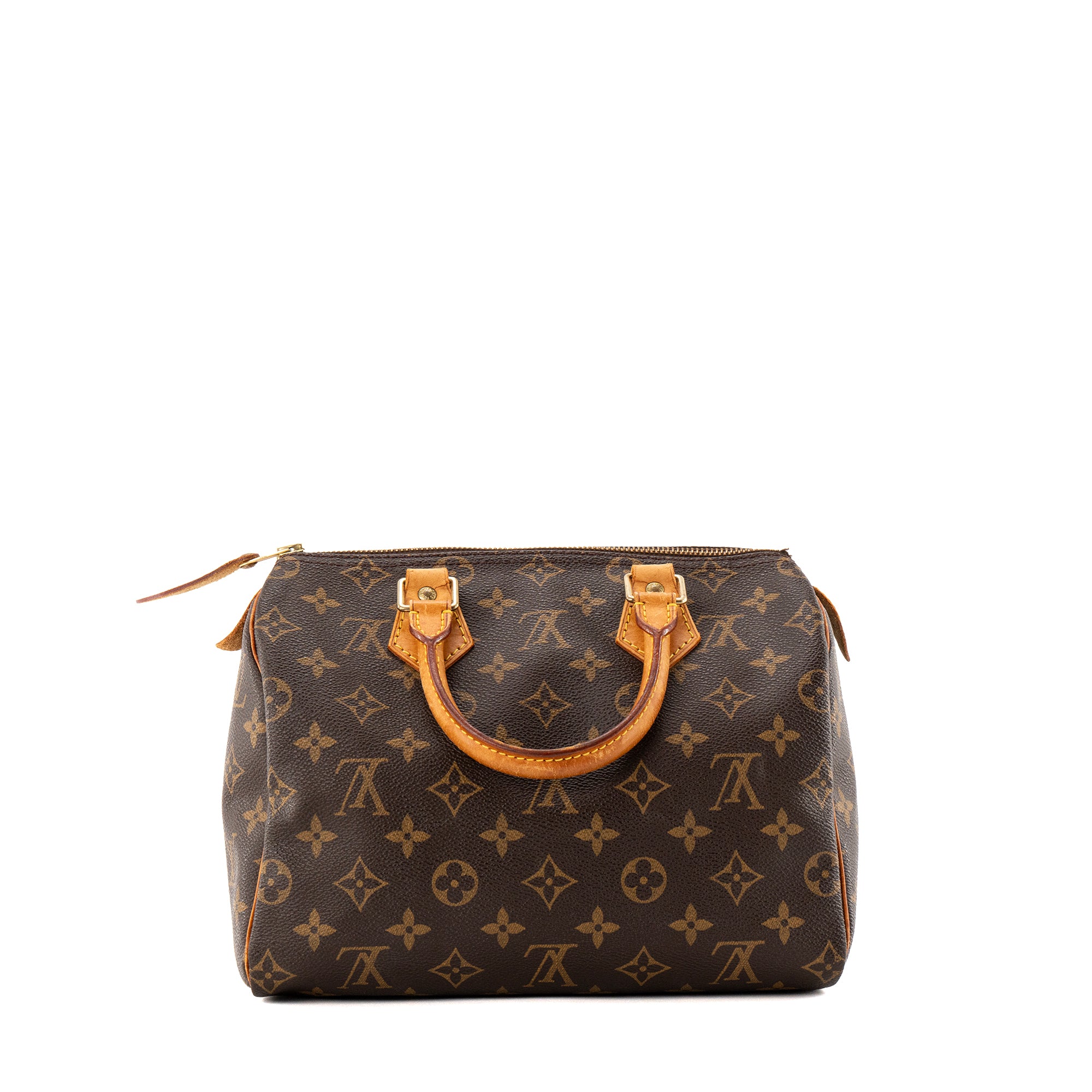 LOUIS VUITTON - Sac à main Speedy 25 Louis Vuitton en toile enduite monogrammée