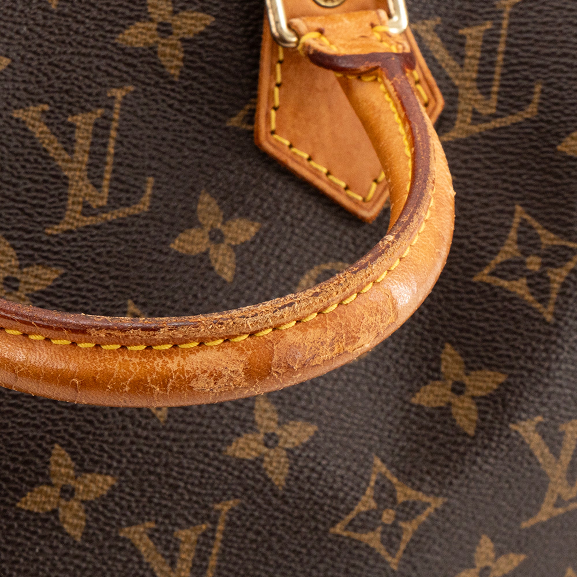 LOUIS VUITTON - Sac à main Speedy 25 Louis Vuitton en toile enduite monogrammée