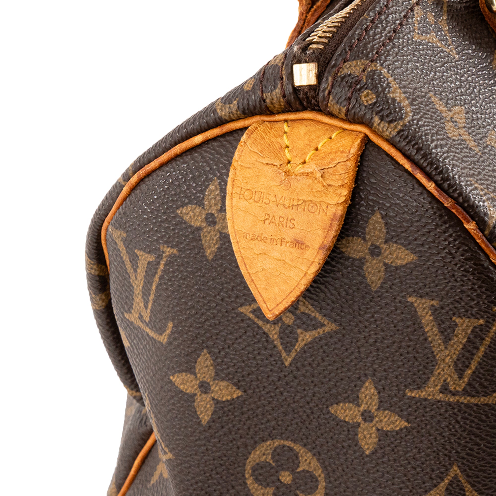 LOUIS VUITTON - Sac à main Speedy 25 Louis Vuitton en toile enduite monogrammée