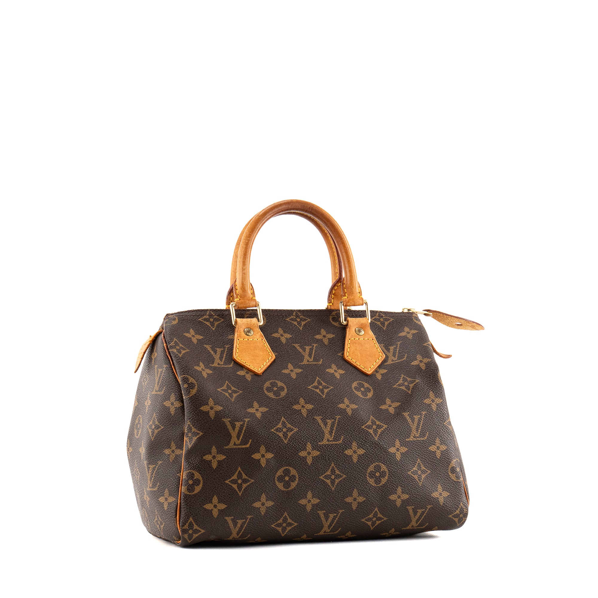 LOUIS VUITTON - Sac à main Speedy 25 Louis Vuitton en toile enduite monogrammée