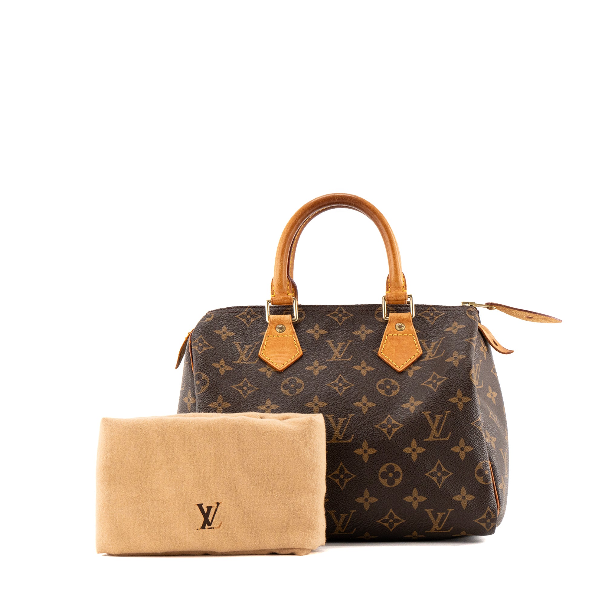 LOUIS VUITTON - Sac à main Speedy 25 Louis Vuitton en toile enduite monogrammée