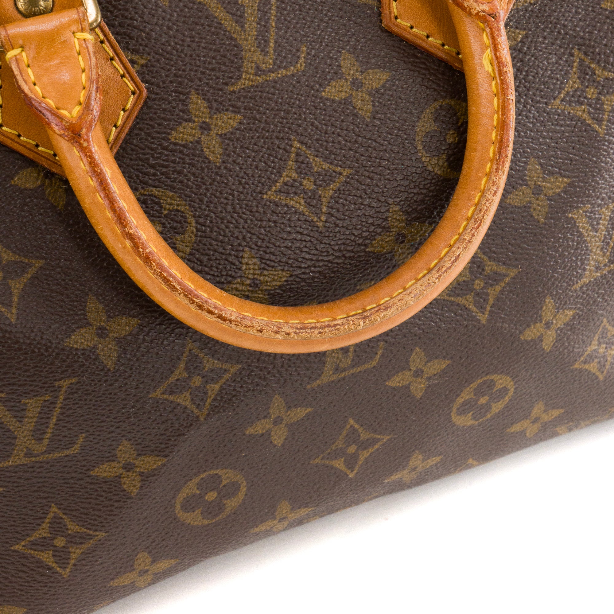 LOUIS VUITTON - Sac à main Speedy 25 Louis Vuitton en toile enduite monogrammée