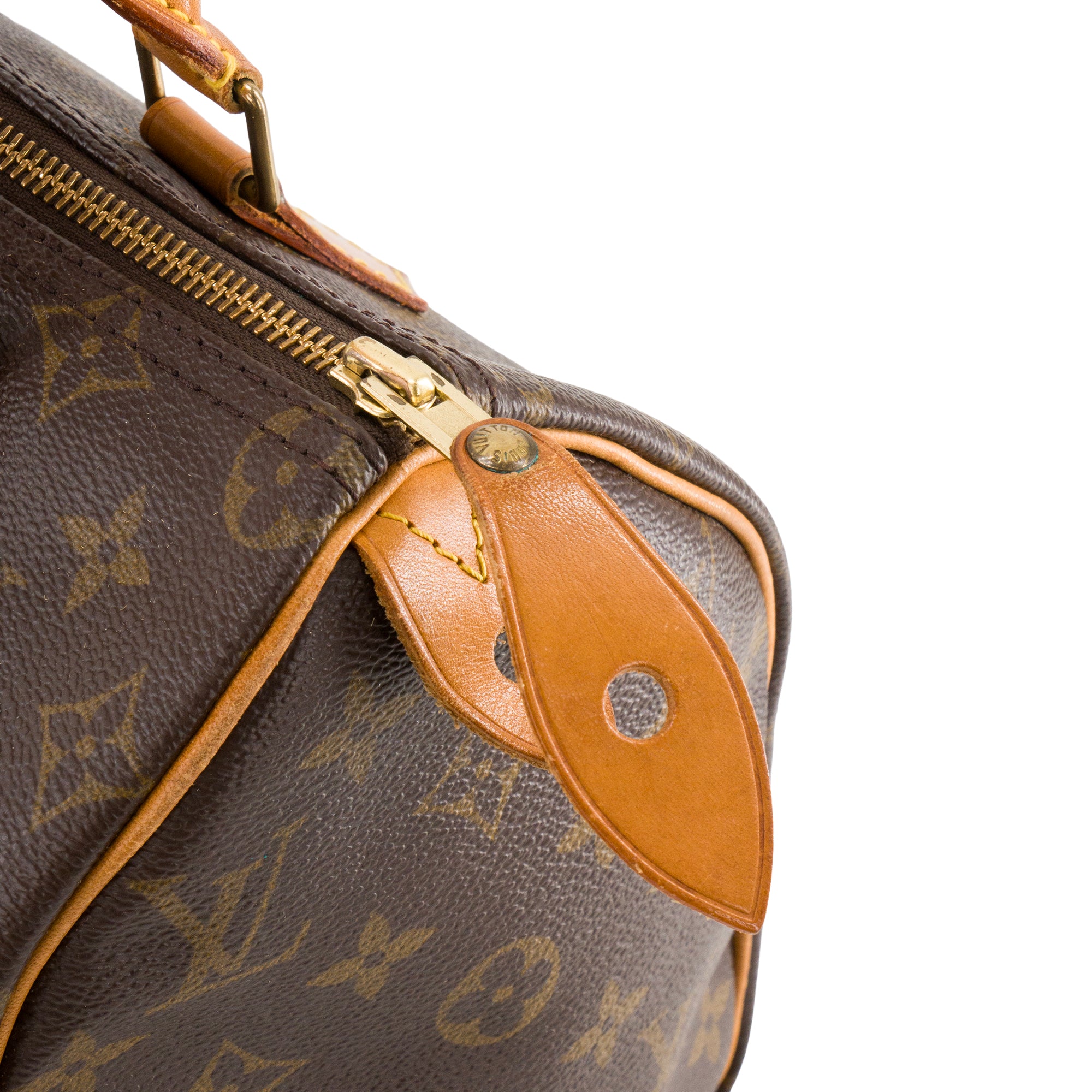 LOUIS VUITTON - Sac à main Speedy 25 Louis Vuitton en toile enduite monogrammée