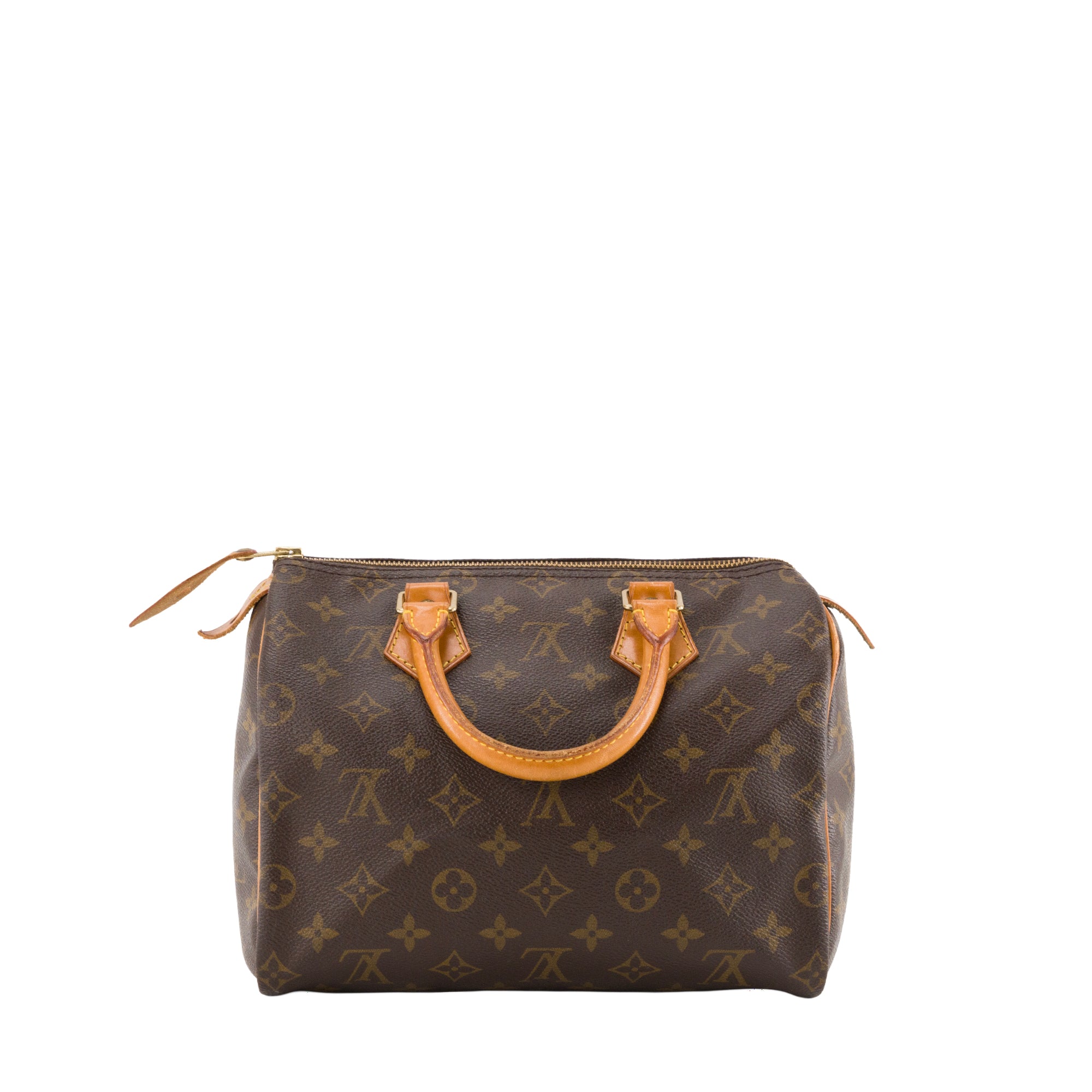 LOUIS VUITTON - Sac à main Speedy 25 Louis Vuitton en toile enduite monogrammée