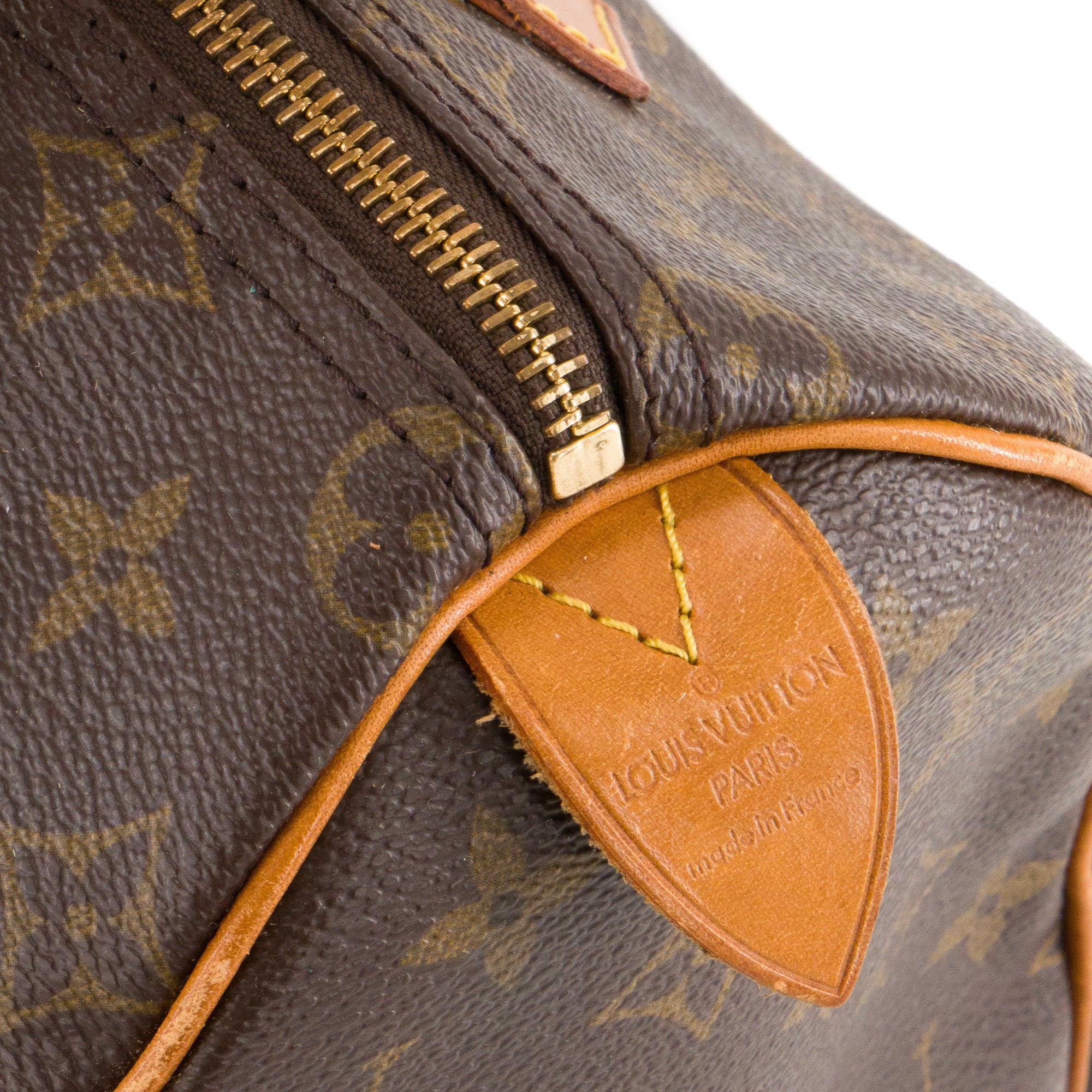 LOUIS VUITTON - Sac à main Speedy 25 Louis Vuitton en toile enduite monogrammée
