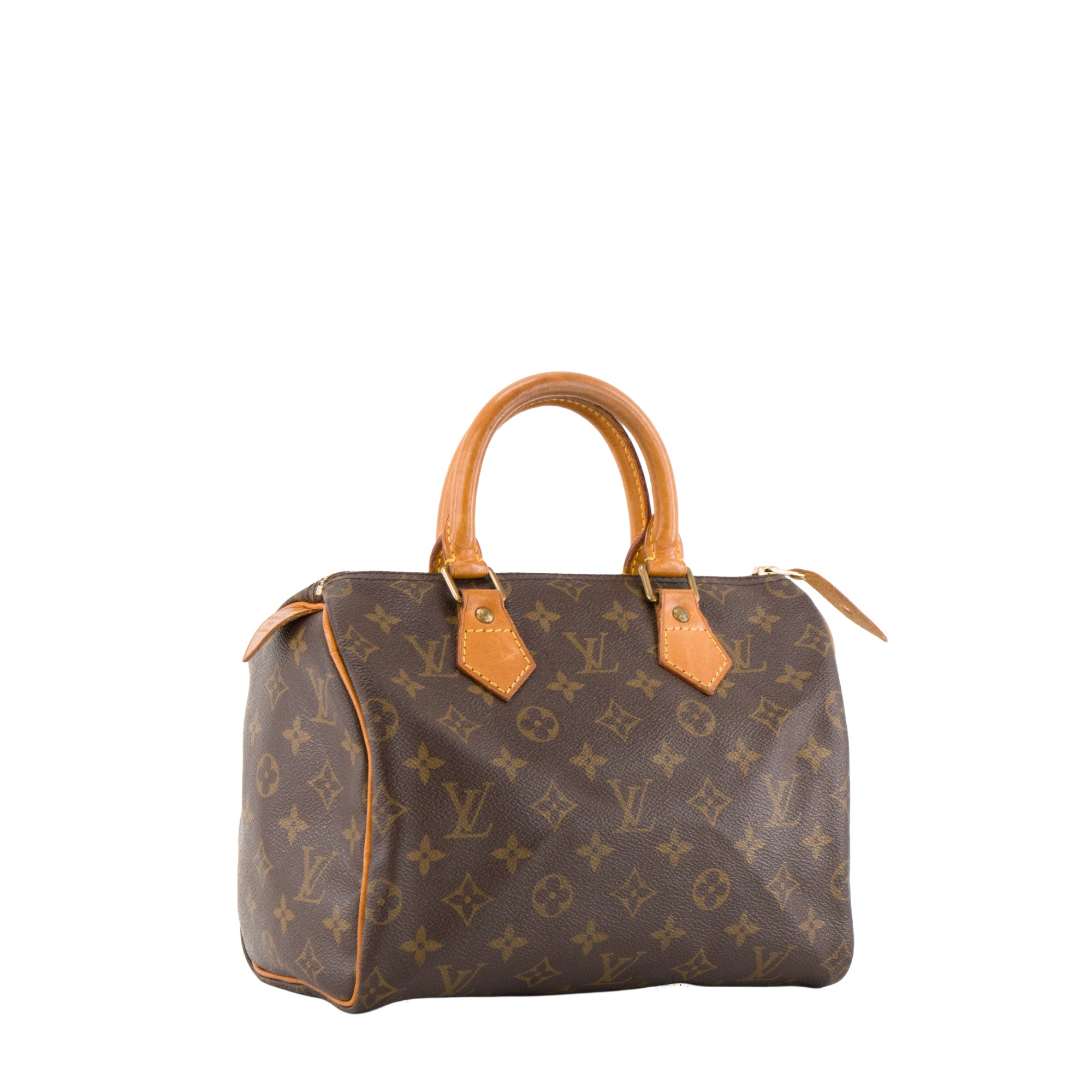 LOUIS VUITTON - Sac à main Speedy 25 Louis Vuitton en toile enduite monogrammée