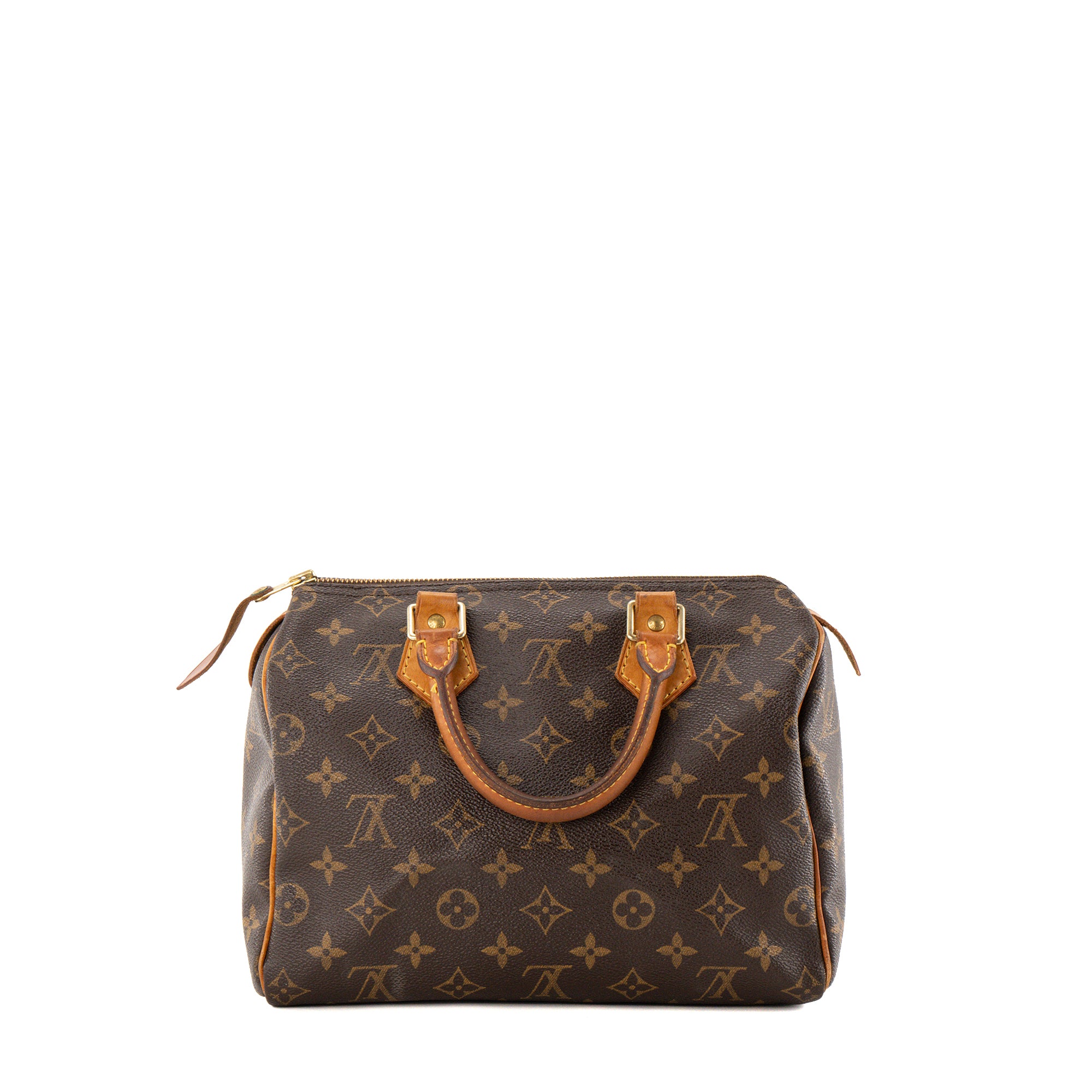 LOUIS VUITTON - Sac à main Speedy 25 Louis Vuitton en toile enduite monogrammée
