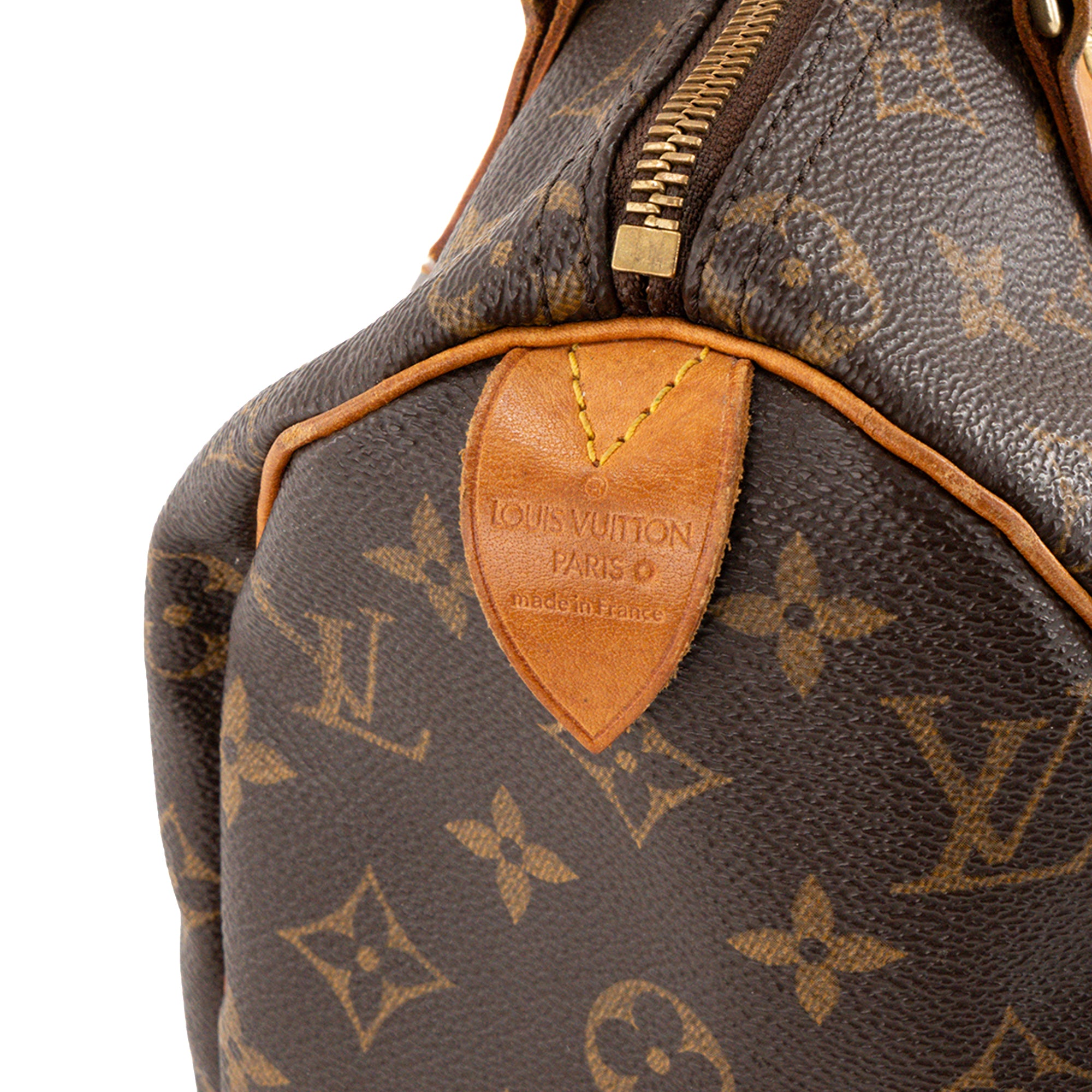 LOUIS VUITTON - Sac à main Speedy 25 Louis Vuitton en toile enduite monogrammée