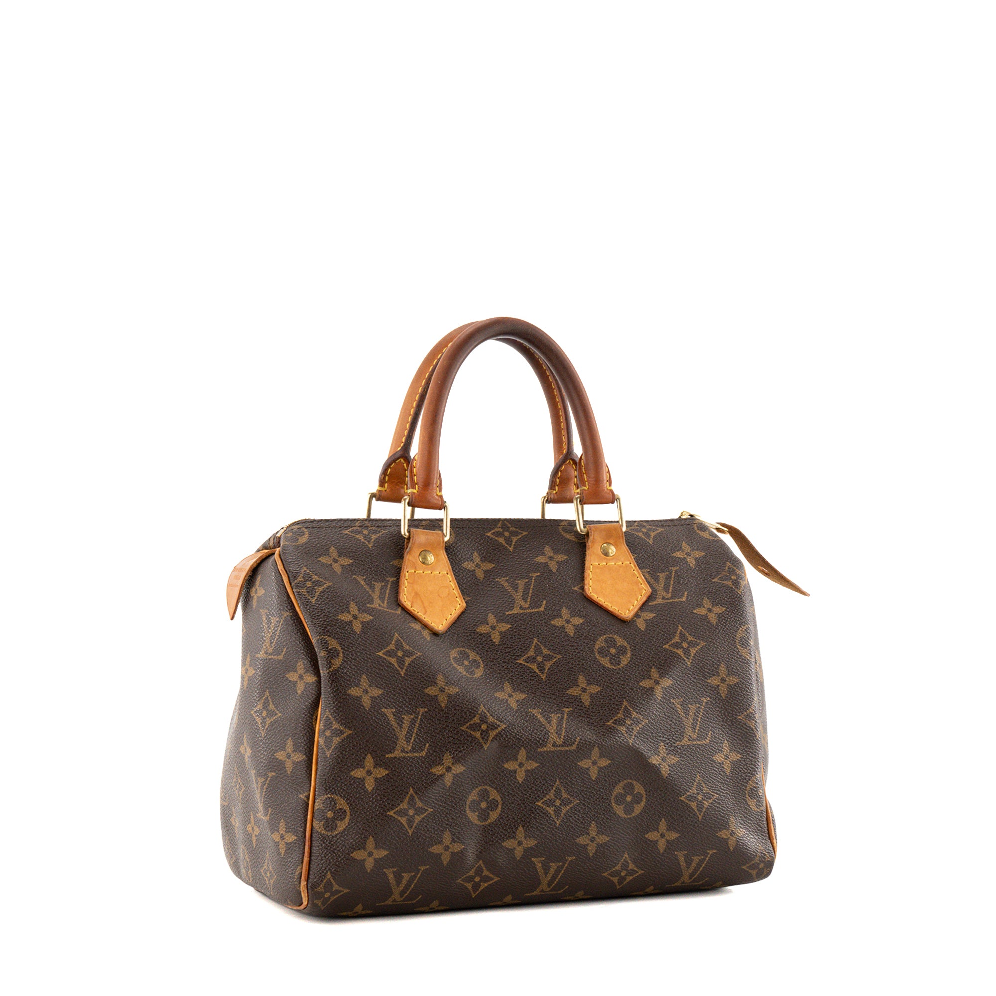 LOUIS VUITTON - Sac à main Speedy 25 Louis Vuitton en toile enduite monogrammée