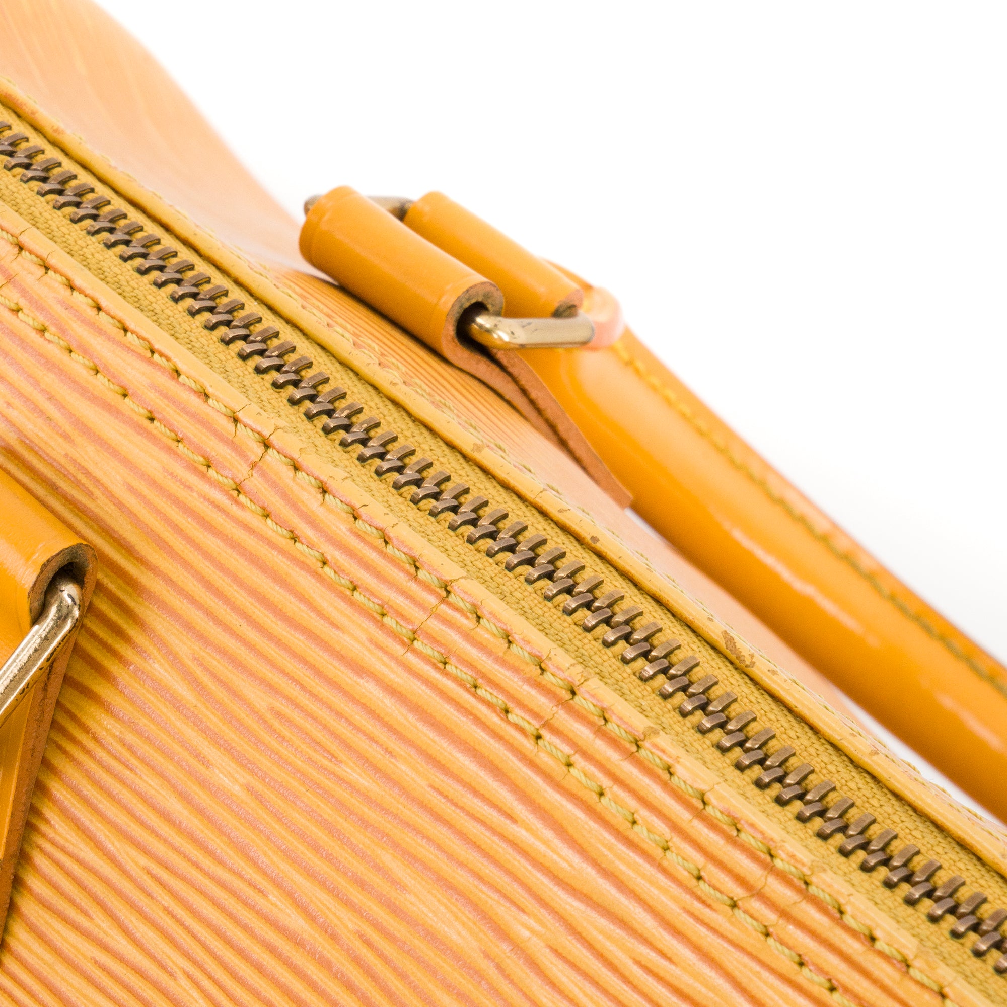 LOUIS VUITTON - Sac à main Speedy 25 Louis Vuitton en cuir épi jaune