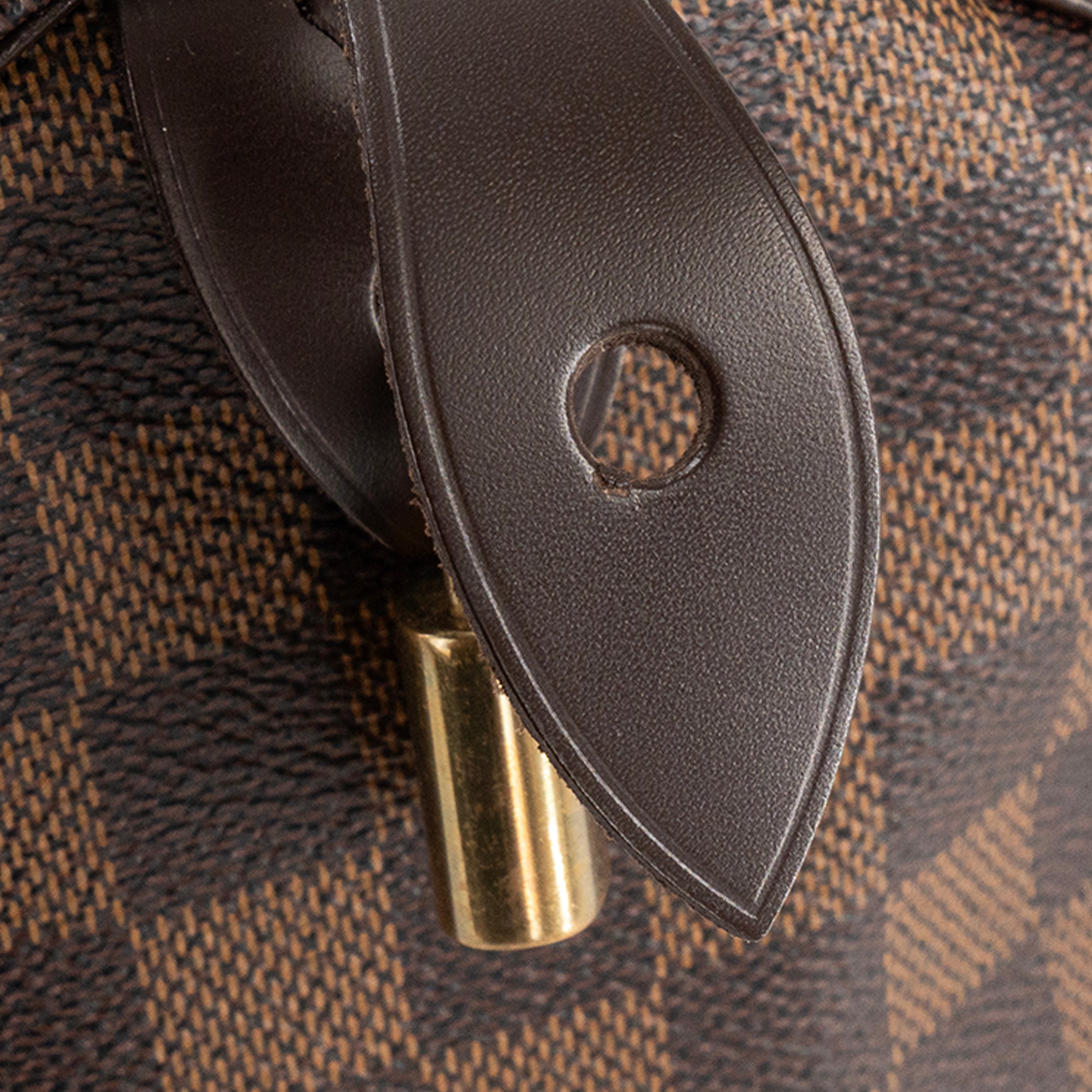 LOUIS VUITTON - Sac à main Speedy 30 Louis Vuitton en toile enduite damier ébène