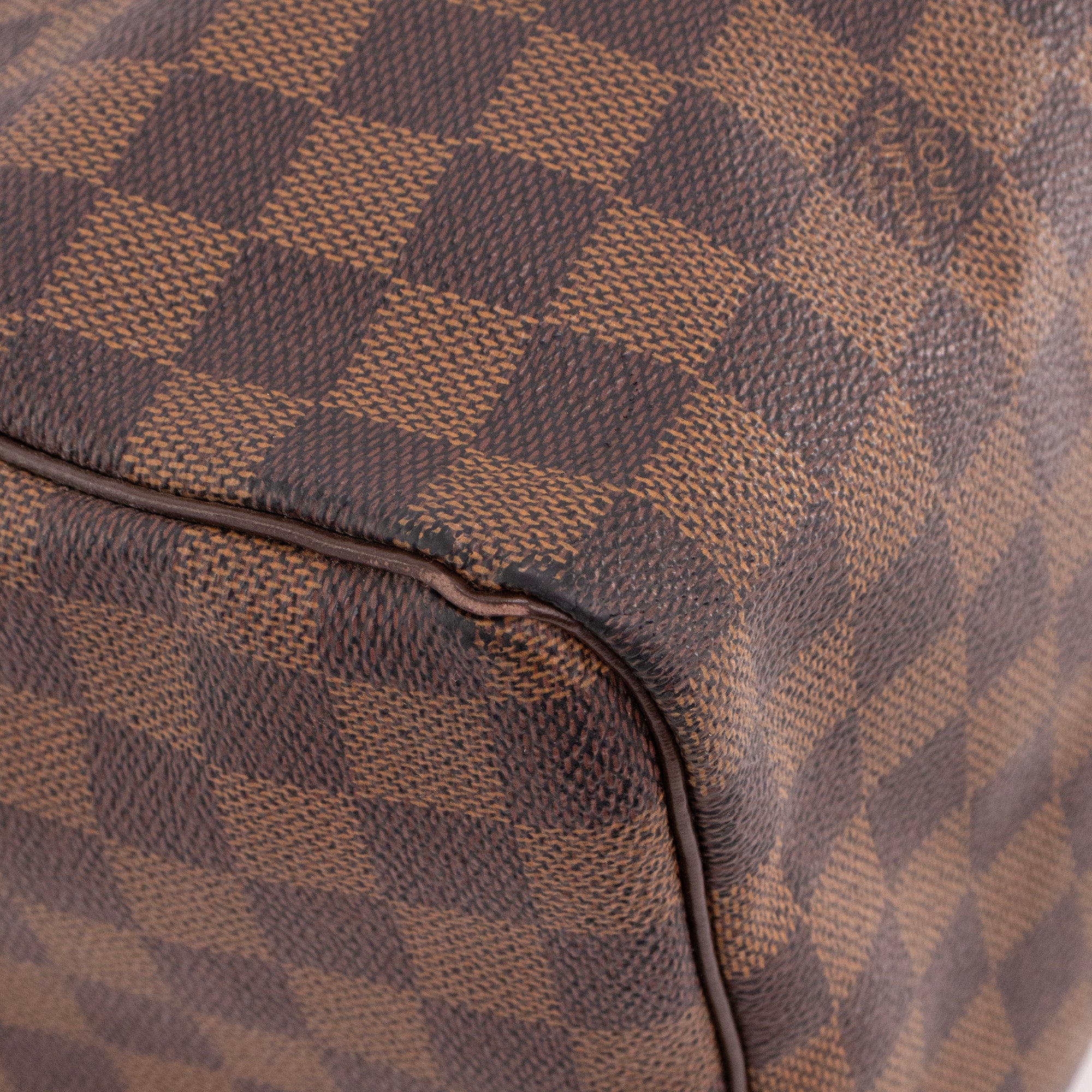 LOUIS VUITTON - Sac à main Speedy 30 Louis Vuitton en toile enduite damier ébène