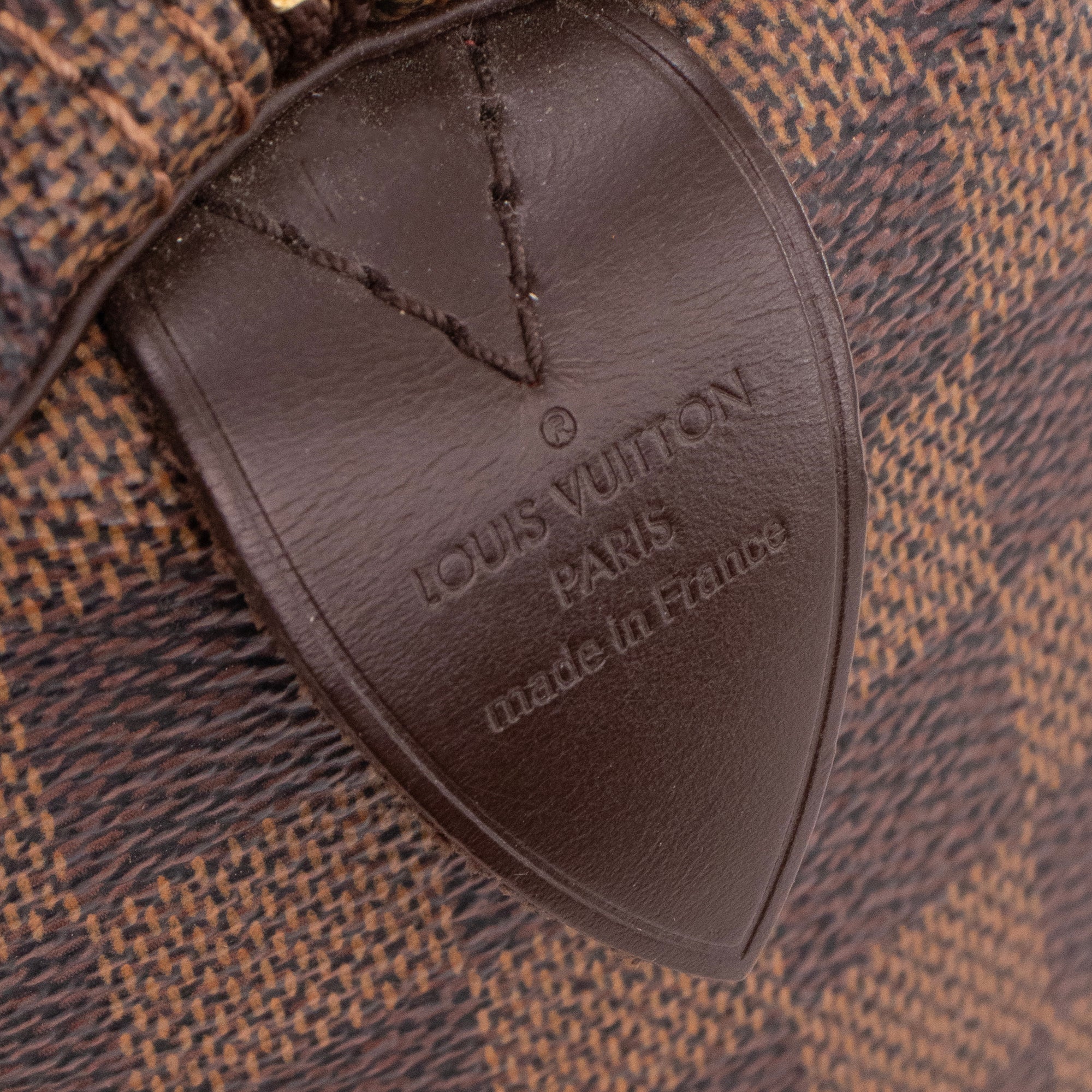 LOUIS VUITTON - Sac à main Speedy 30 Louis Vuitton en toile enduite damier ébène