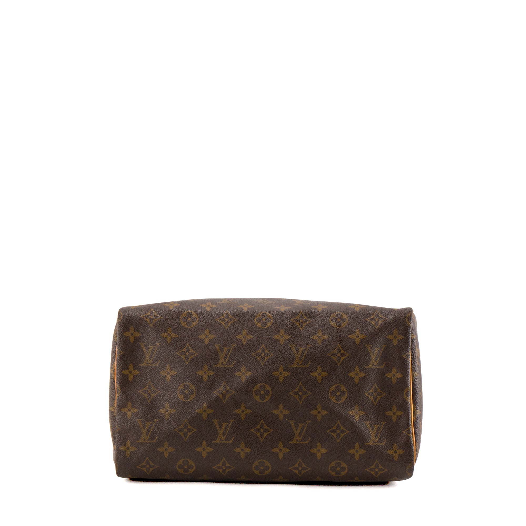 LOUIS VUITTON - Sac à main Speedy 30 Louis Vuitton en toile enduite monogrammée