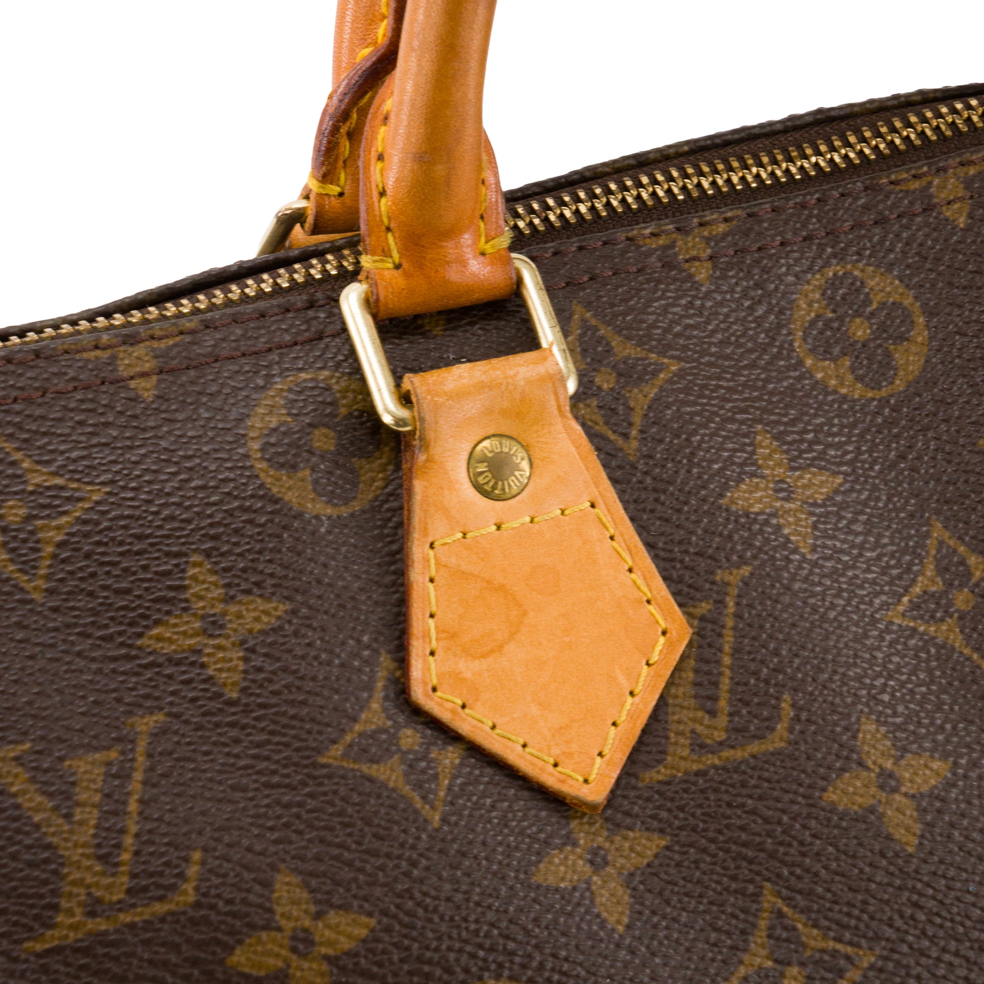 LOUIS VUITTON - Sac à main Speedy 30 Louis Vuitton en toile enduite monogrammée