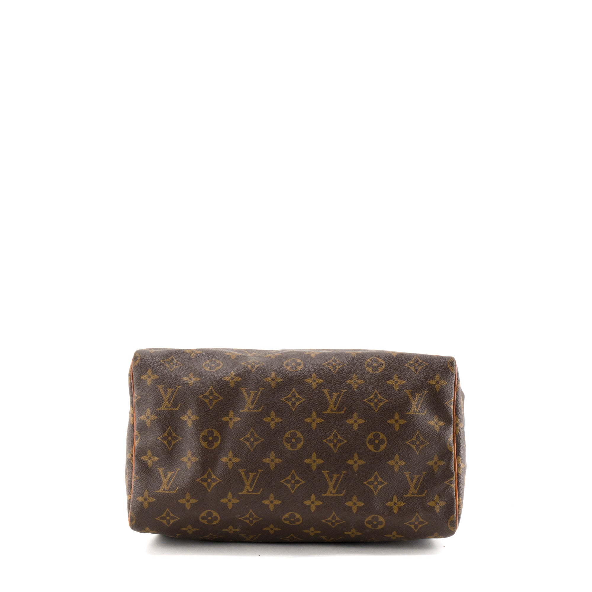 LOUIS VUITTON - Sac à main Speedy 30 Louis Vuitton en toile enduite monogrammée