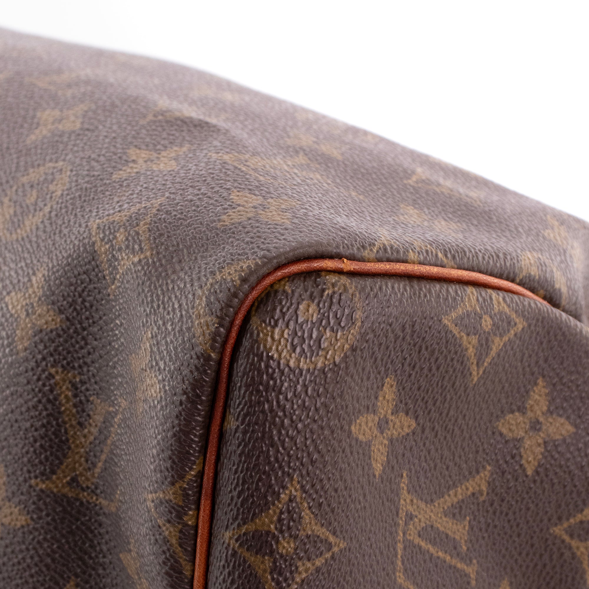 LOUIS VUITTON - Sac à main Speedy 30 Louis Vuitton en toile enduite monogrammée vintage