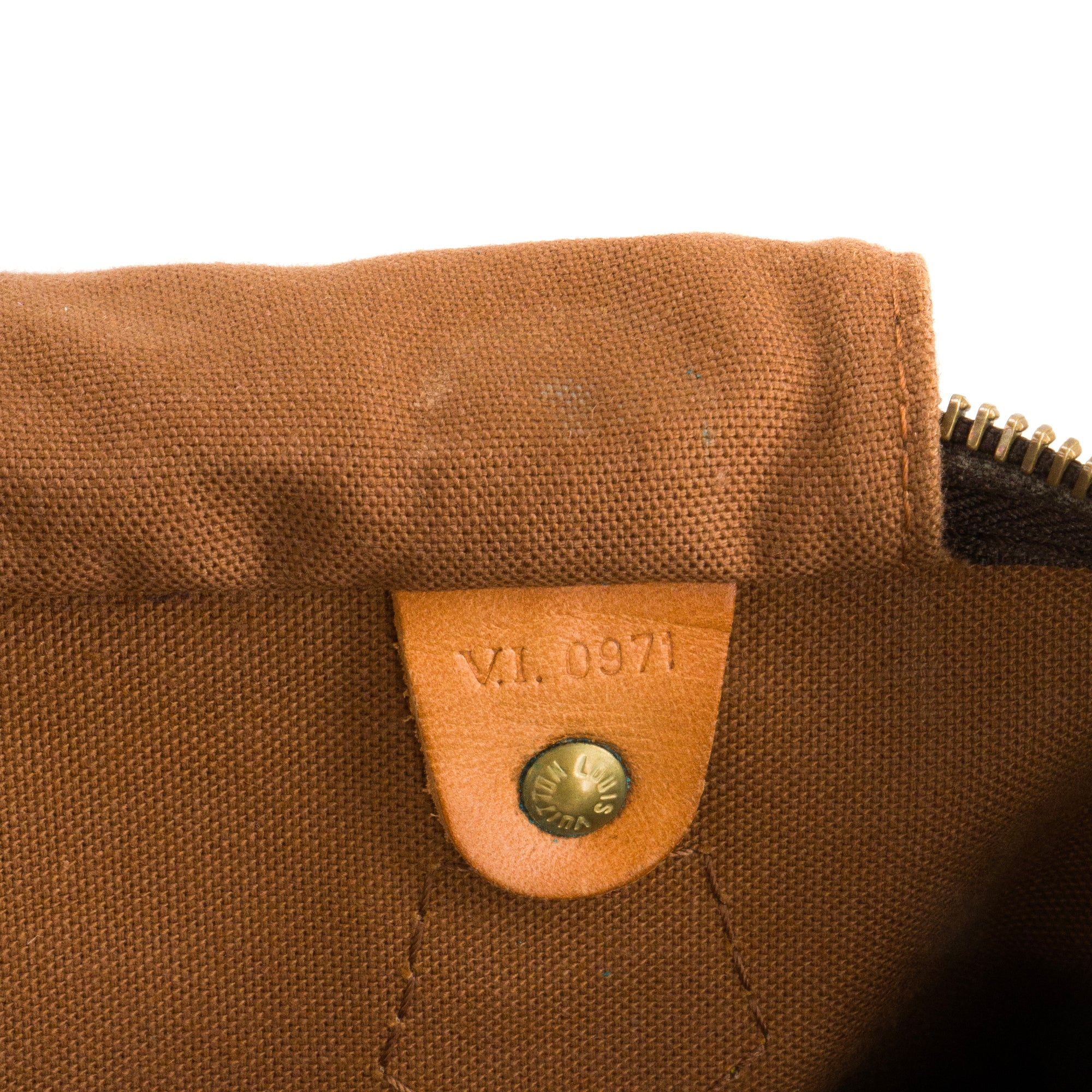 LOUIS VUITTON - Sac à main Speedy 30 Louis Vuitton en toile enduite monogrammée marron vintage