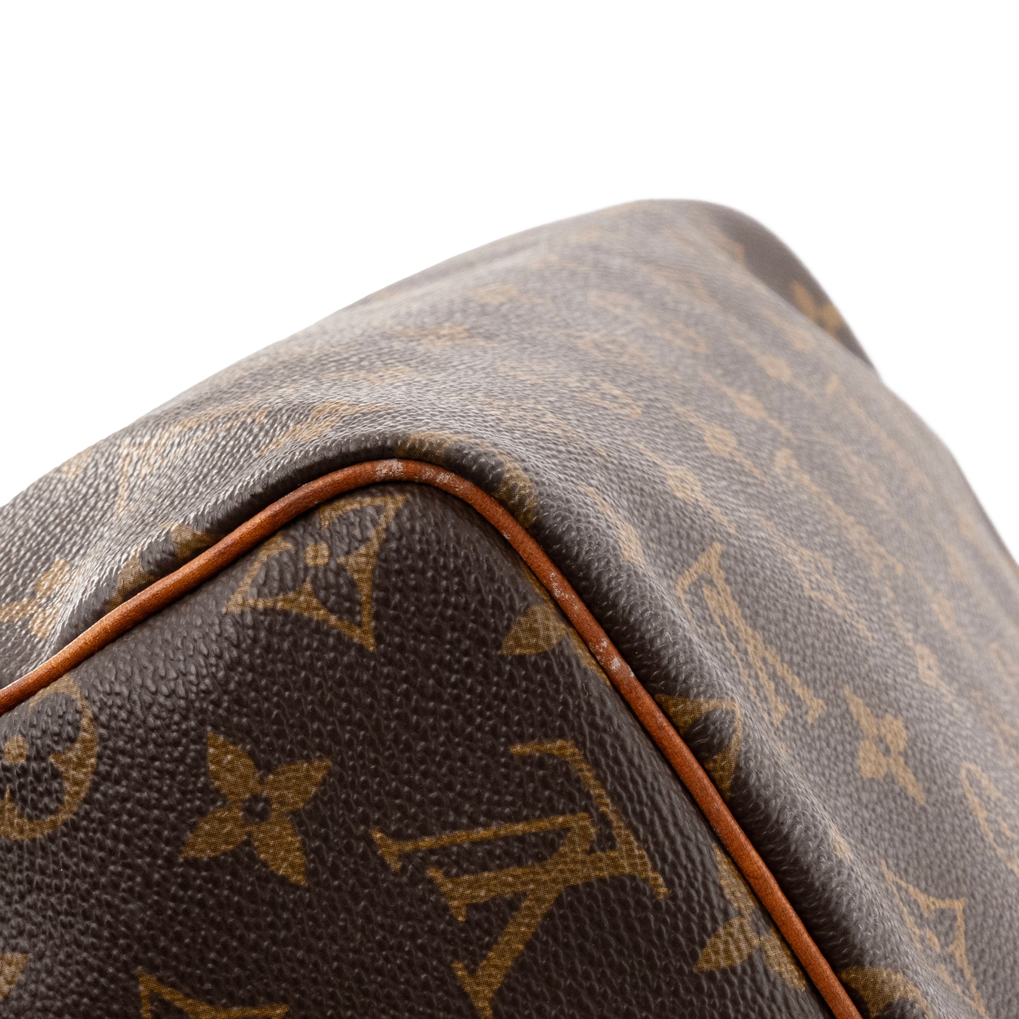 LOUIS VUITTON - Sac à main Speedy 30 Louis Vuitton en toile enduite monogrammée vintage
