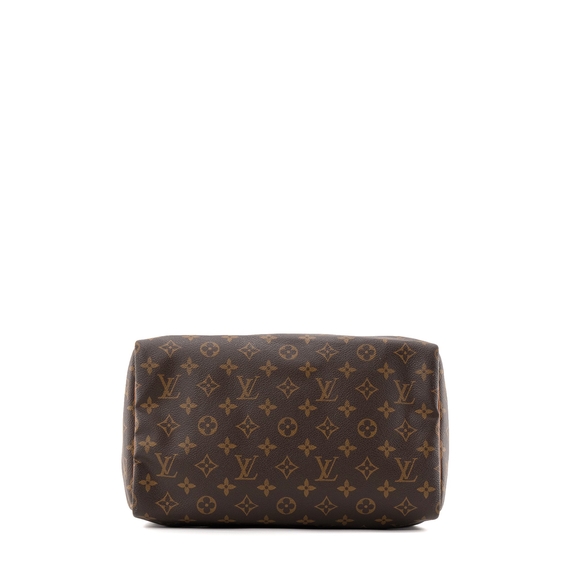 LOUIS VUITTON - Sac à main Speedy 30 Louis Vuitton en toile enduite monogrammée vintage