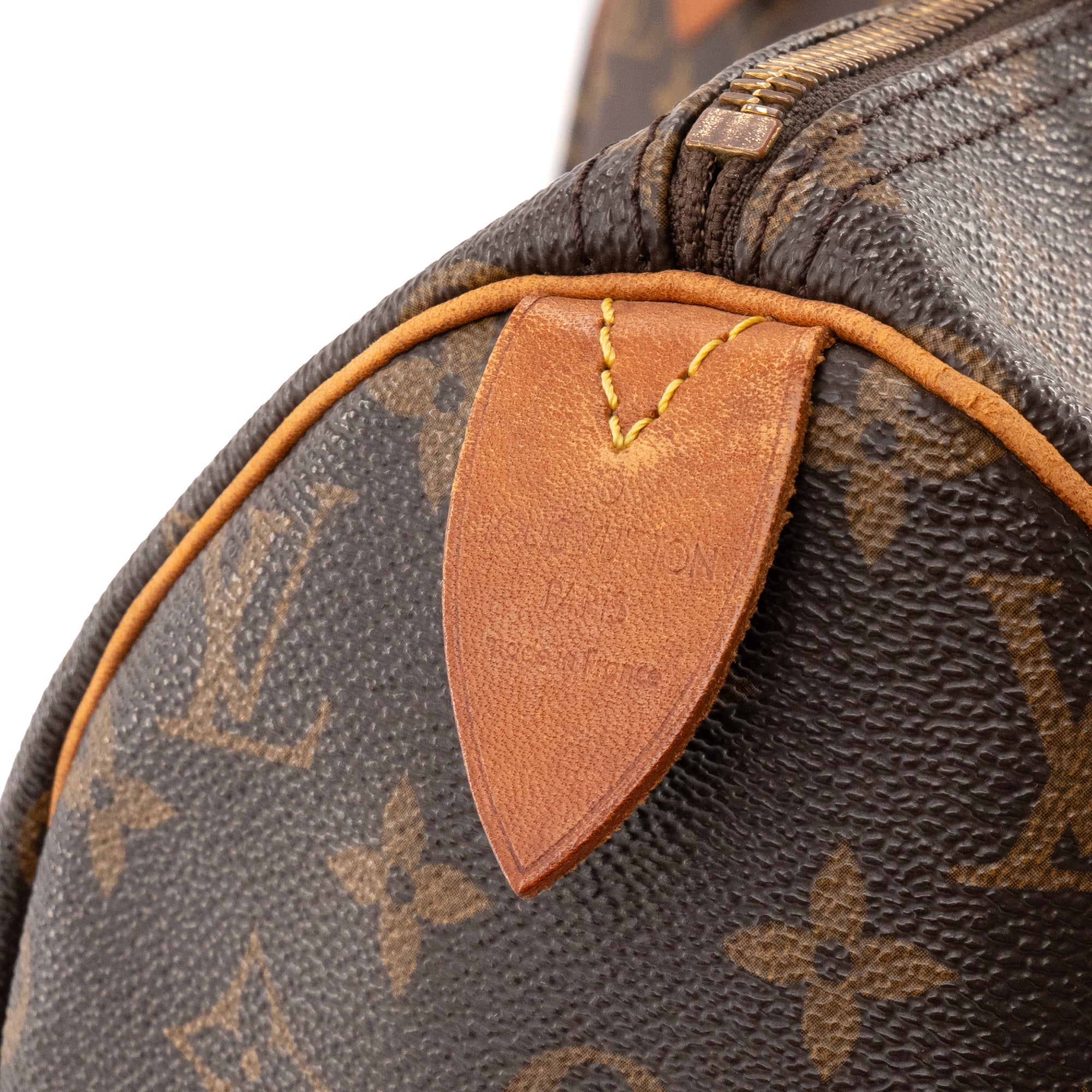 LOUIS VUITTON - Sac à main Speedy 30 Louis Vuitton en toile enduite monogrammée vintage