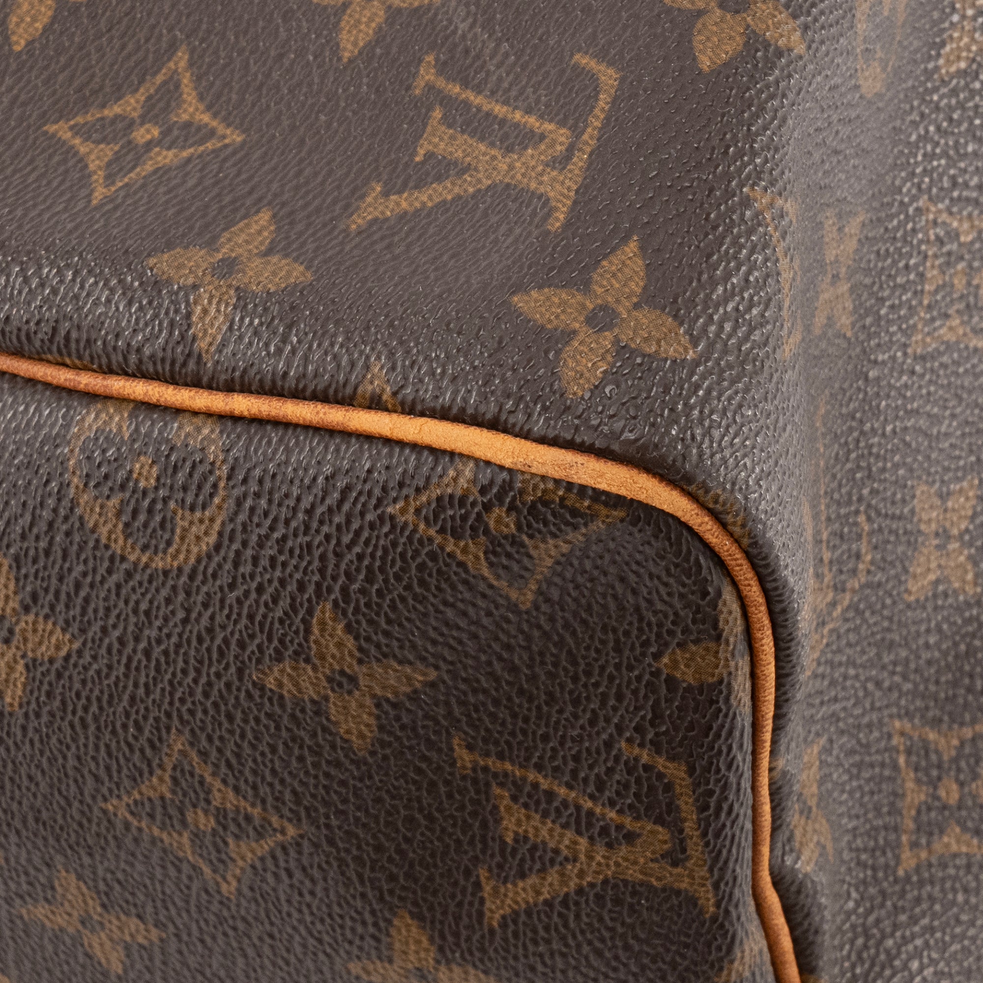LOUIS VUITTON - Sac à main Speedy 30 Louis Vuitton en toile enduite monogrammée vintage