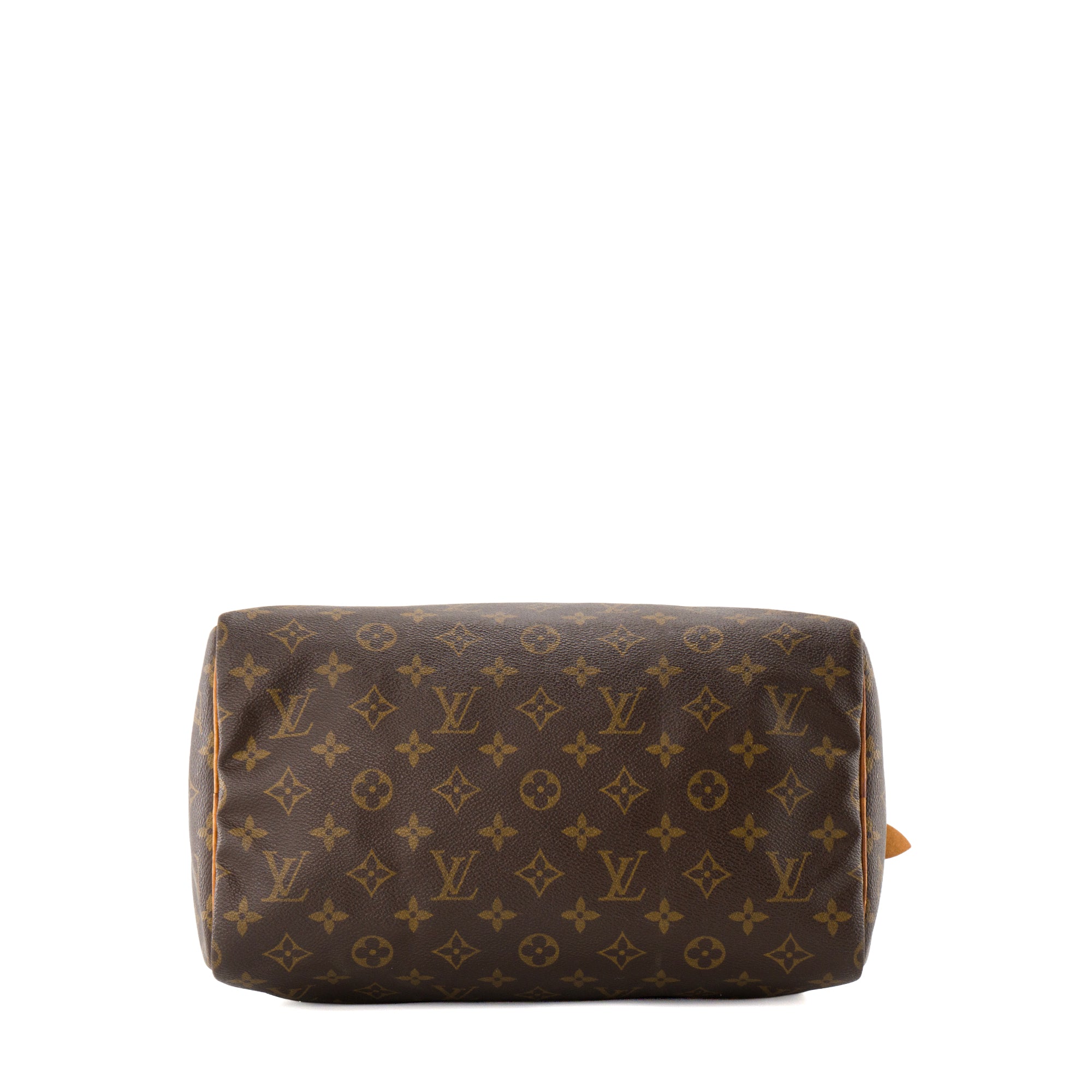 LOUIS VUITTON - Sac à main Speedy 30 Louis Vuitton en toile enduite monogrammée vintage