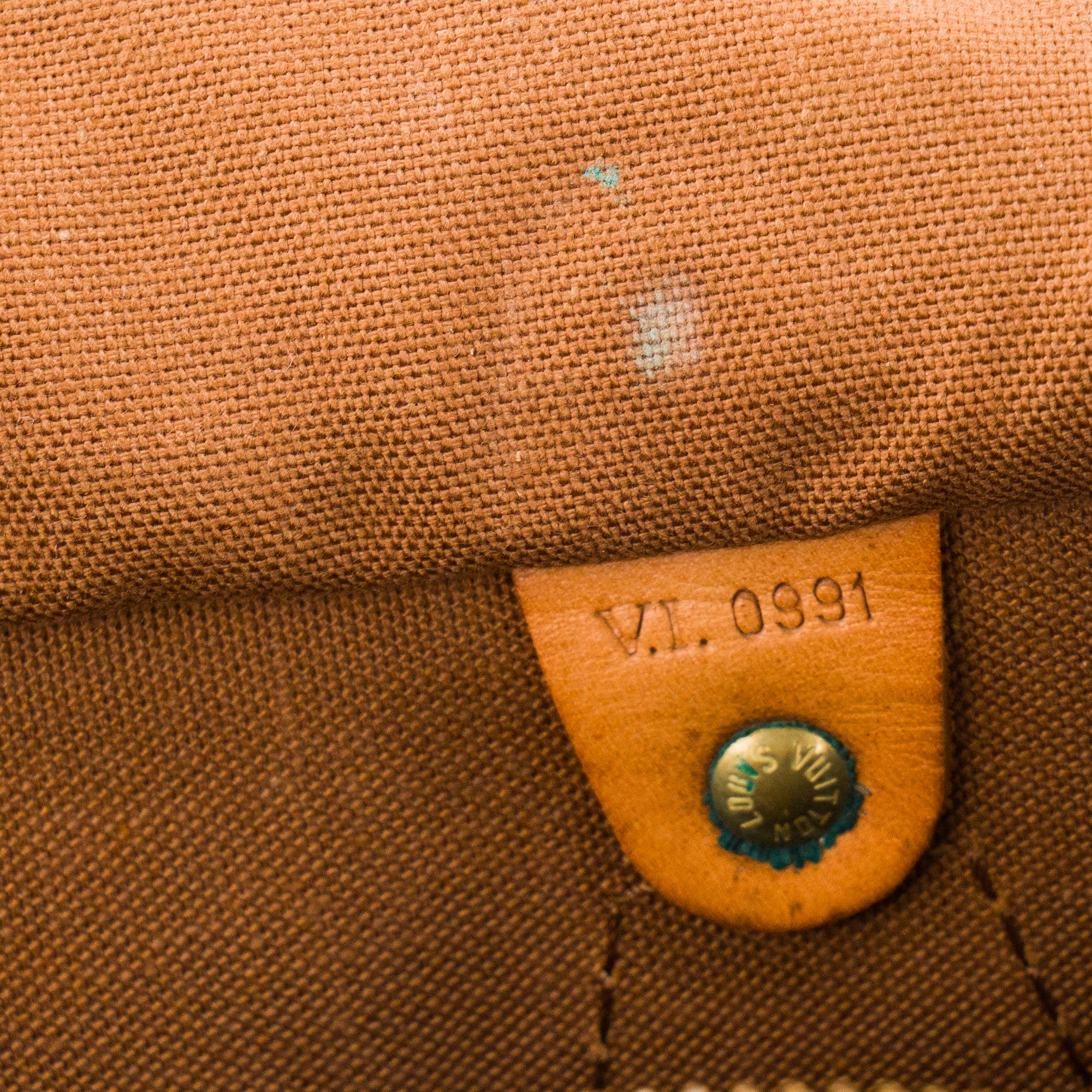 LOUIS VUITTON - Sac à main Speedy 30 Louis Vuitton en toile enduite monogrammée vintage