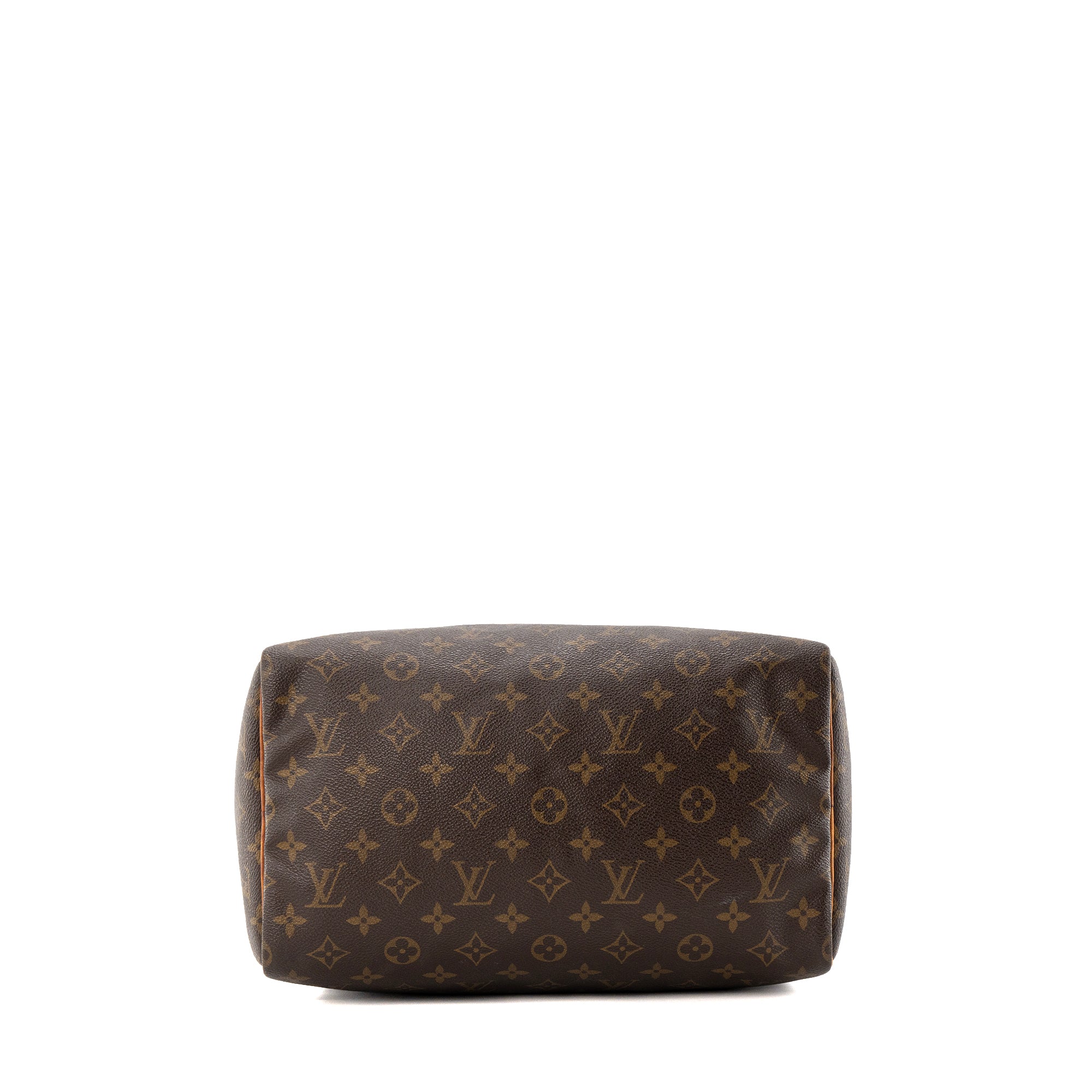 LOUIS VUITTON - Sac à main Speedy 30 Louis Vuitton en toile enduite monogrammée vintage