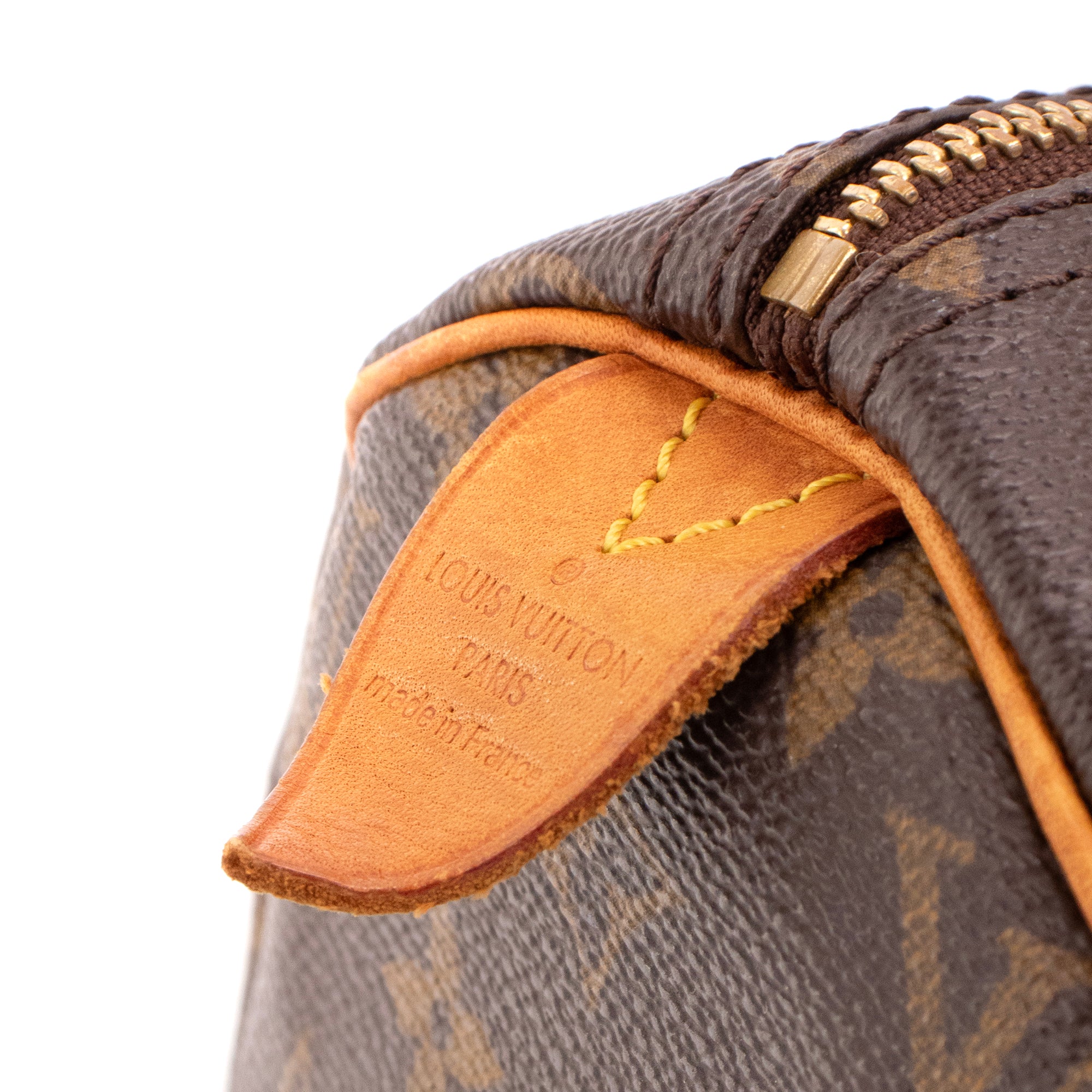 LOUIS VUITTON - Louis Vuitton Speedy 30 handbag in vintage monogrammed coated canvas