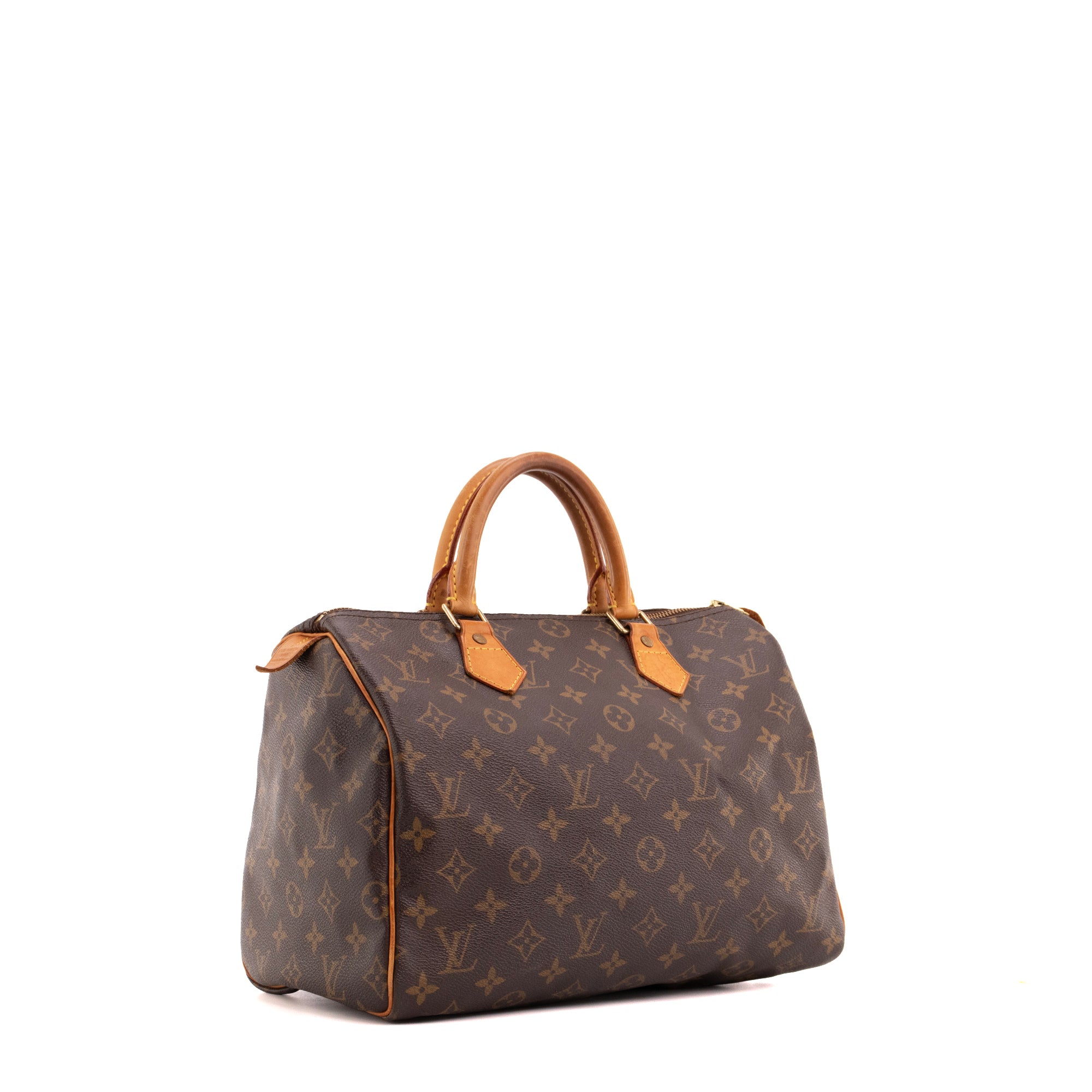 LOUIS VUITTON - Louis Vuitton Speedy 30 handbag in vintage monogrammed coated canvas