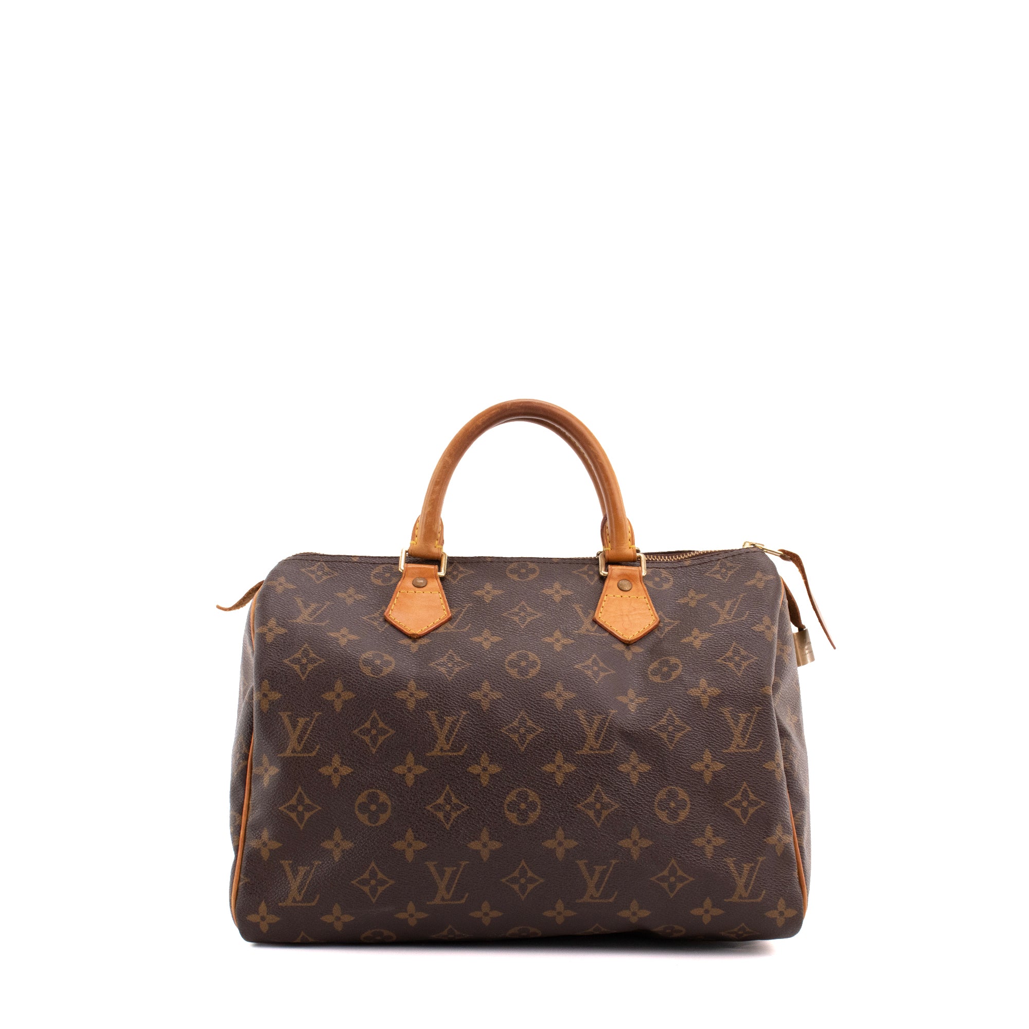 LOUIS VUITTON - Louis Vuitton Speedy 30 handbag in vintage monogrammed coated canvas