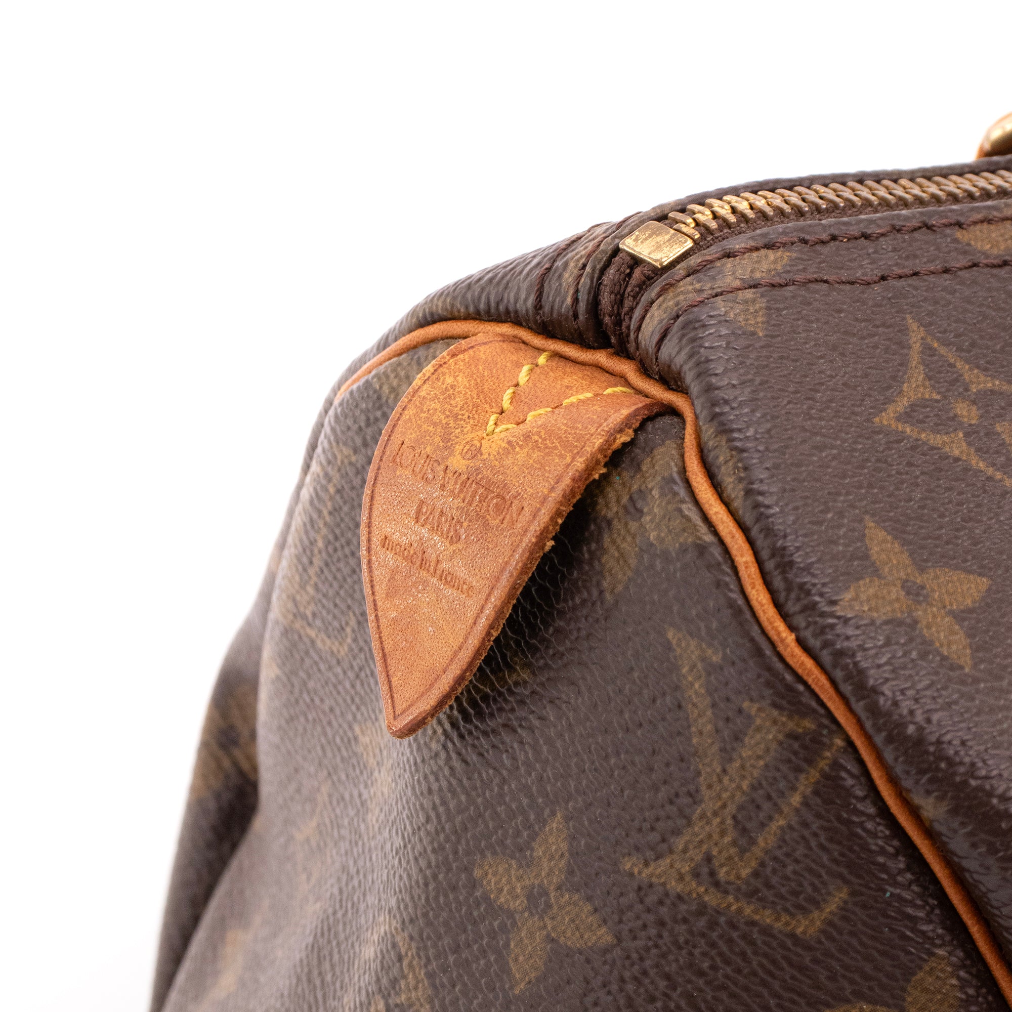 LOUIS VUITTON - Louis Vuitton Speedy 30 handbag in vintage monogrammed coated canvas