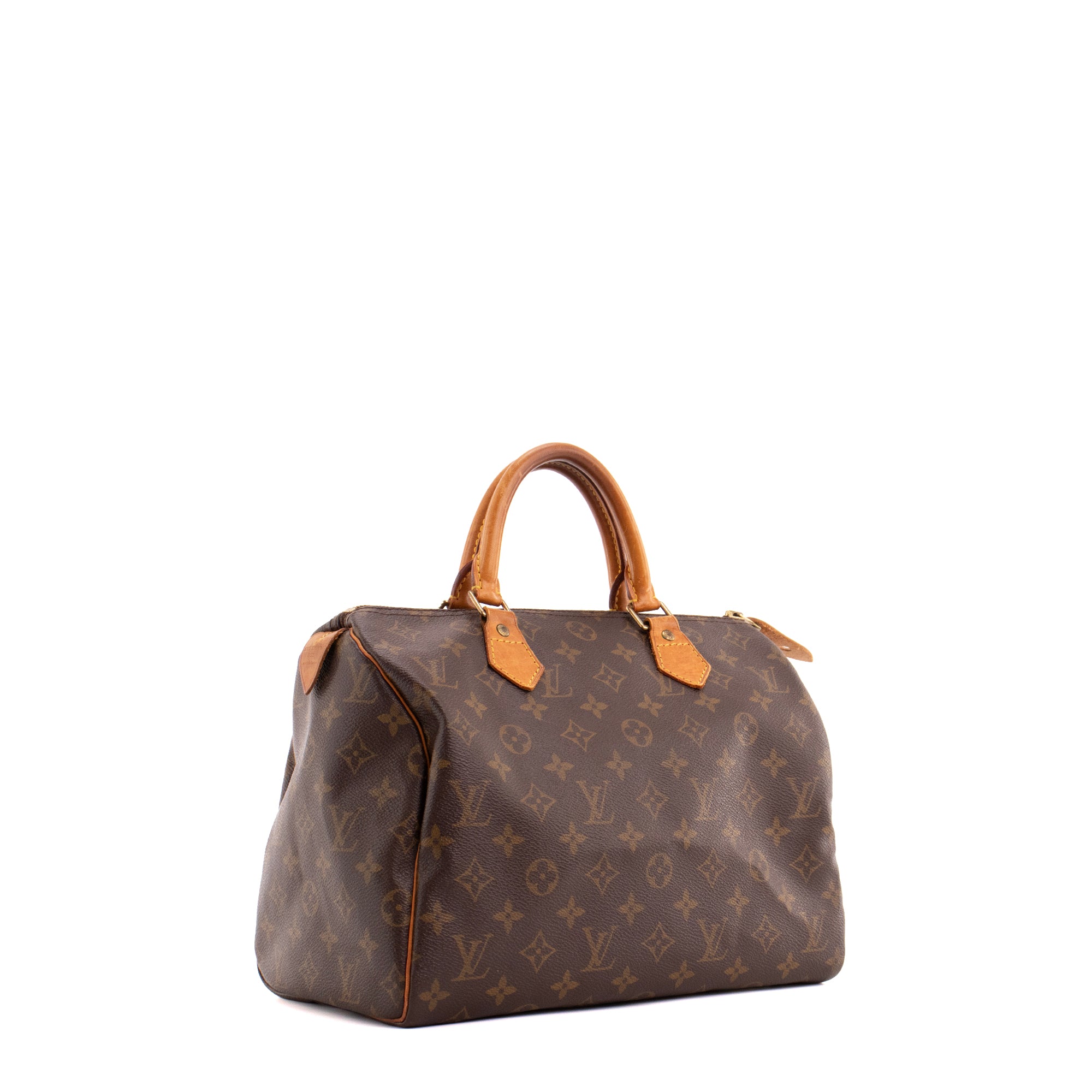 LOUIS VUITTON - Louis Vuitton Speedy 30 handbag in vintage monogrammed coated canvas
