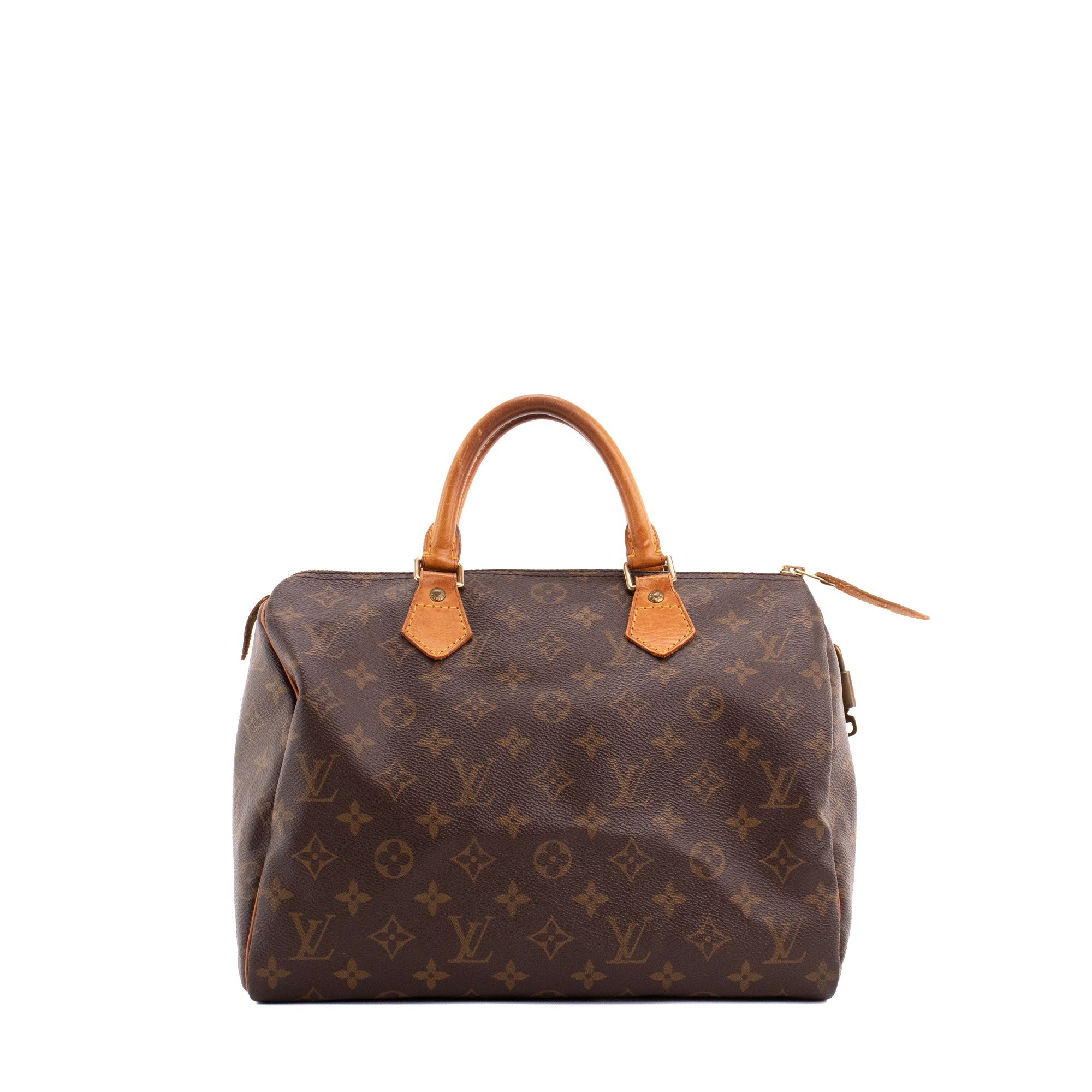 LOUIS VUITTON - Louis Vuitton Speedy 30 handbag in vintage monogrammed coated canvas