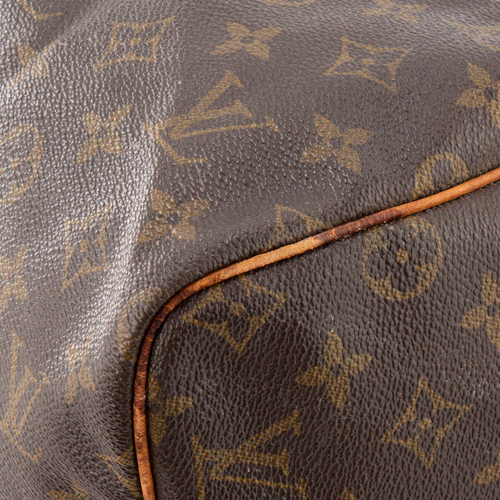 LOUIS VUITTON - Sac à main Speedy 30 Louis Vuitton en toile enduite monogrammée vintage