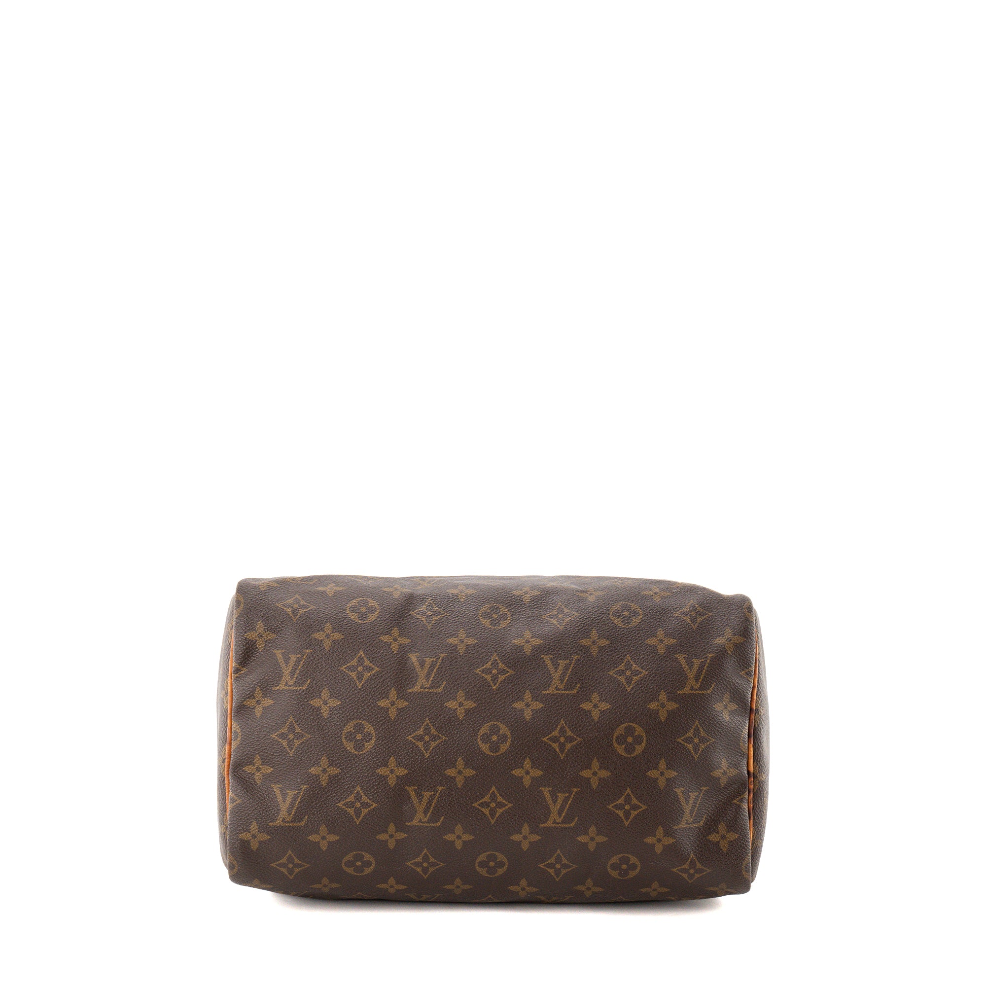 LOUIS VUITTON - Sac à main Speedy 30 Louis Vuitton en toile enduite monogrammée vintage