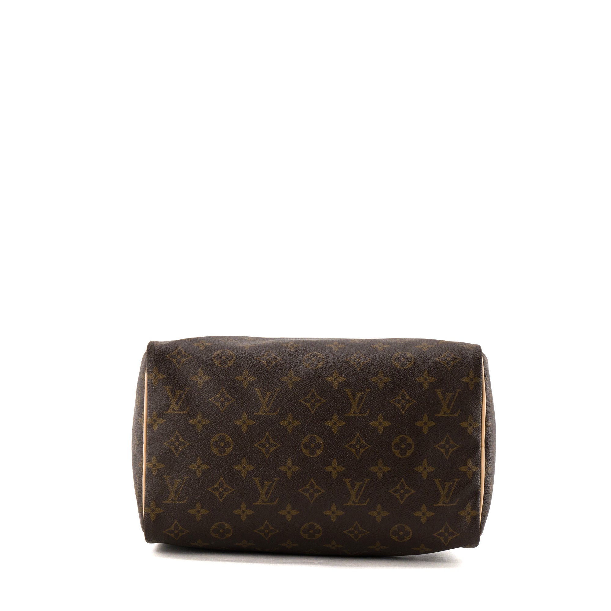 LOUIS VUITTON - Sac à main Speedy 30 Louis Vuitton en toile enduite monogrammée