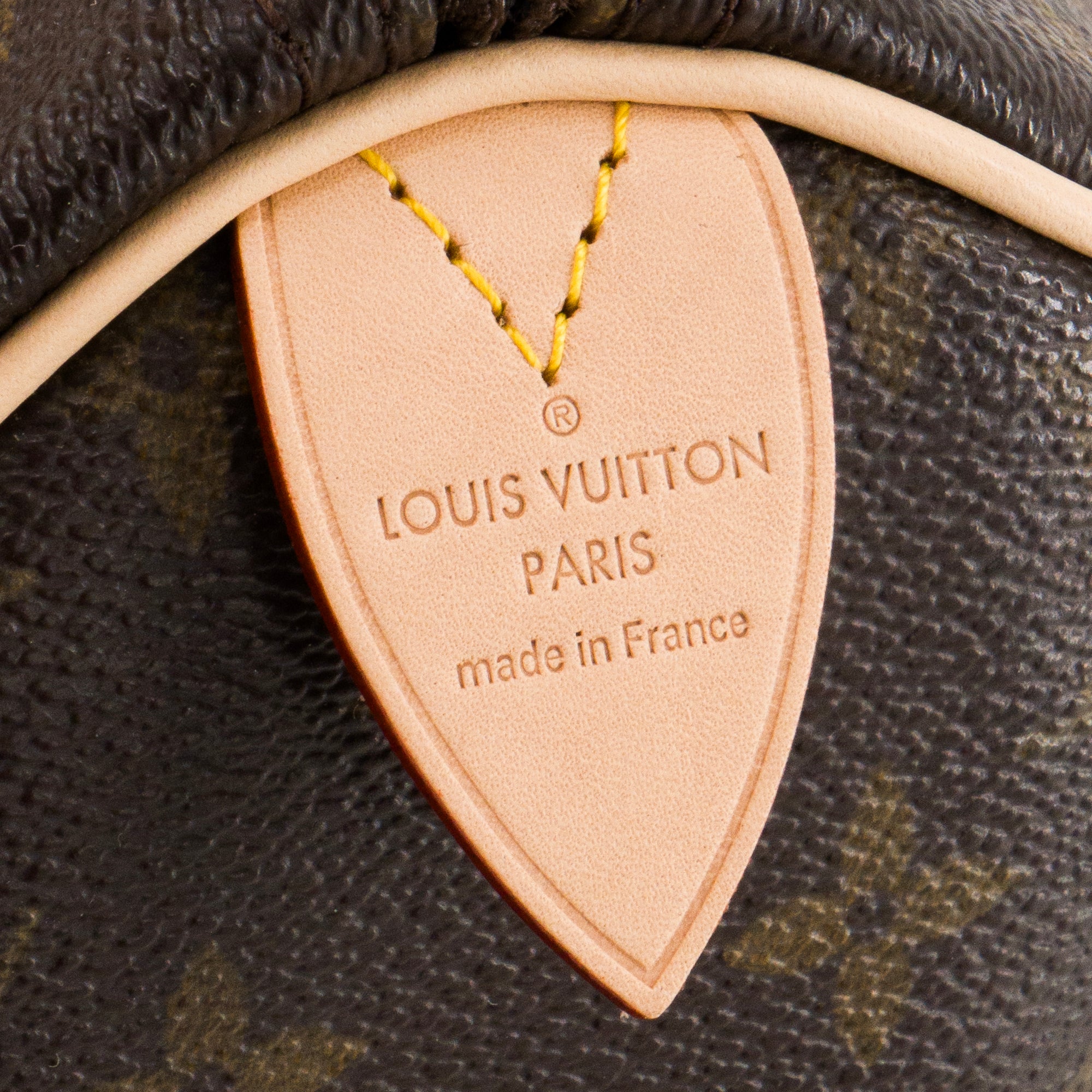 LOUIS VUITTON - Sac à main Speedy 30 Louis Vuitton en toile enduite monogrammée
