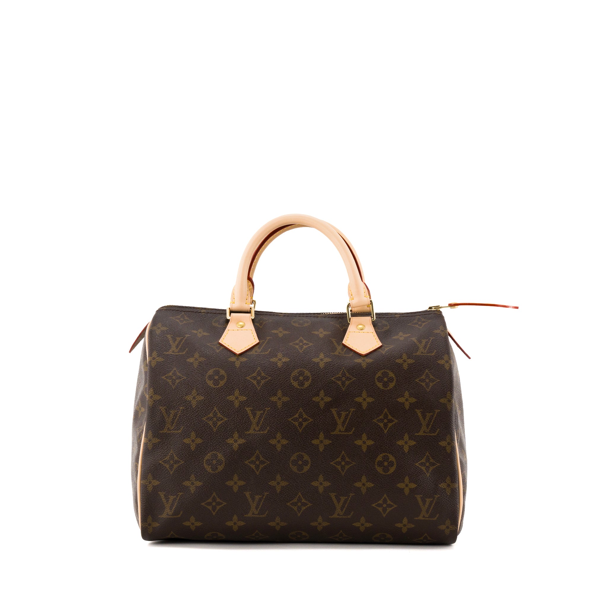 LOUIS VUITTON - Sac à main Speedy 30 Louis Vuitton en toile enduite monogrammée