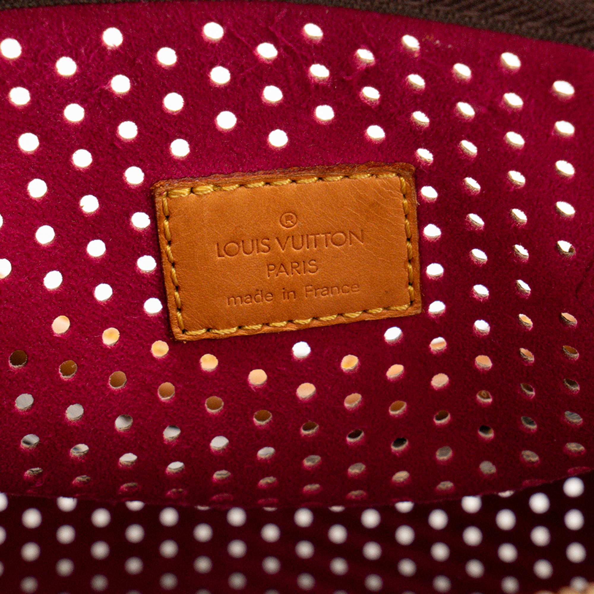 LOUIS VUITTON - Sac à main Speedy 30 Louis Vuitton en toile enduite perforée édition limitée