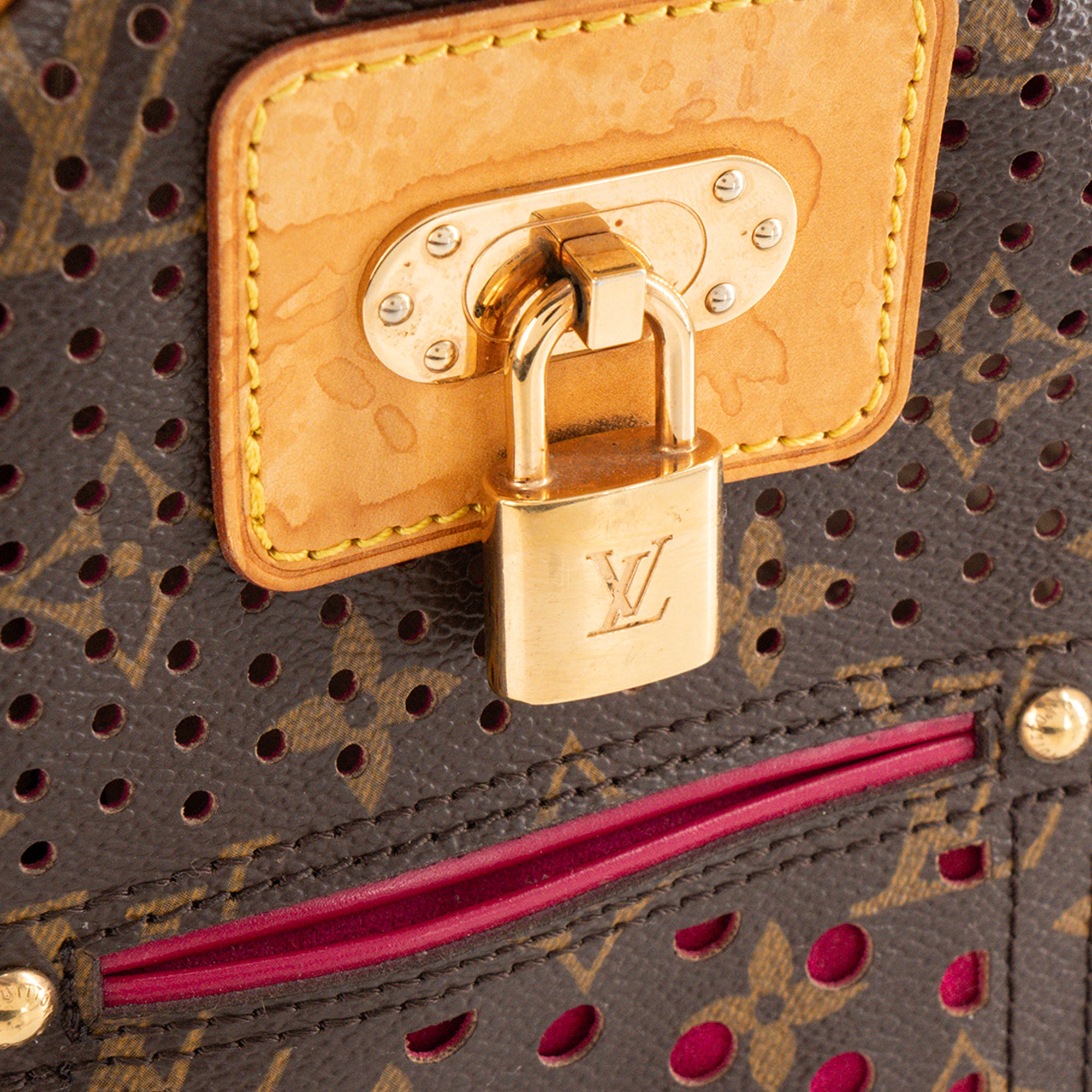 LOUIS VUITTON - Sac à main Speedy 30 Louis Vuitton en toile enduite perforée édition limitée