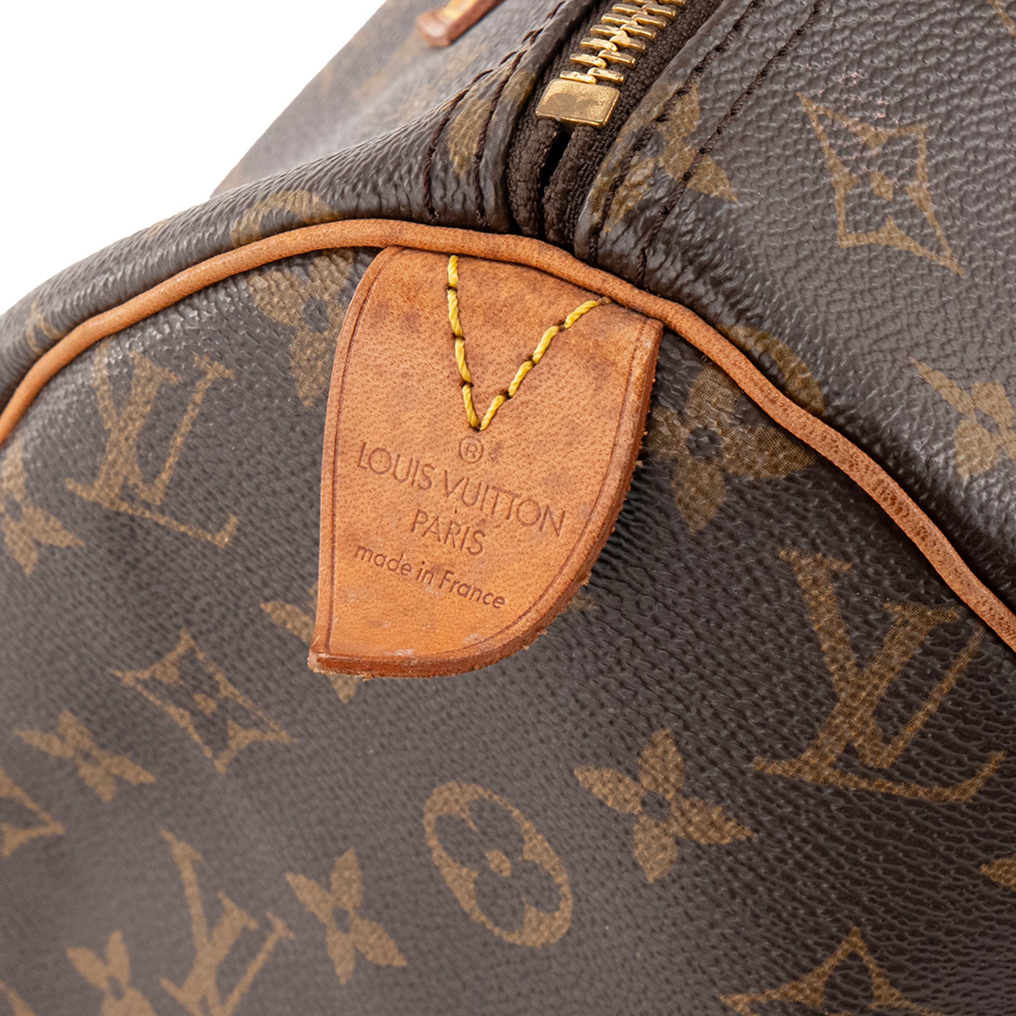LOUIS VUITTON - Sac à main Speedy 30 Louis Vuitton en toile monogrammée