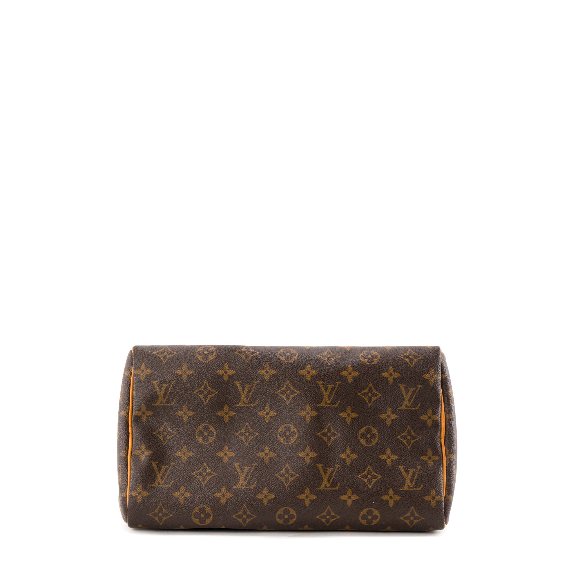 LOUIS VUITTON - Sac à main Speedy 30 Louis Vuitton en toile monogrammée marron